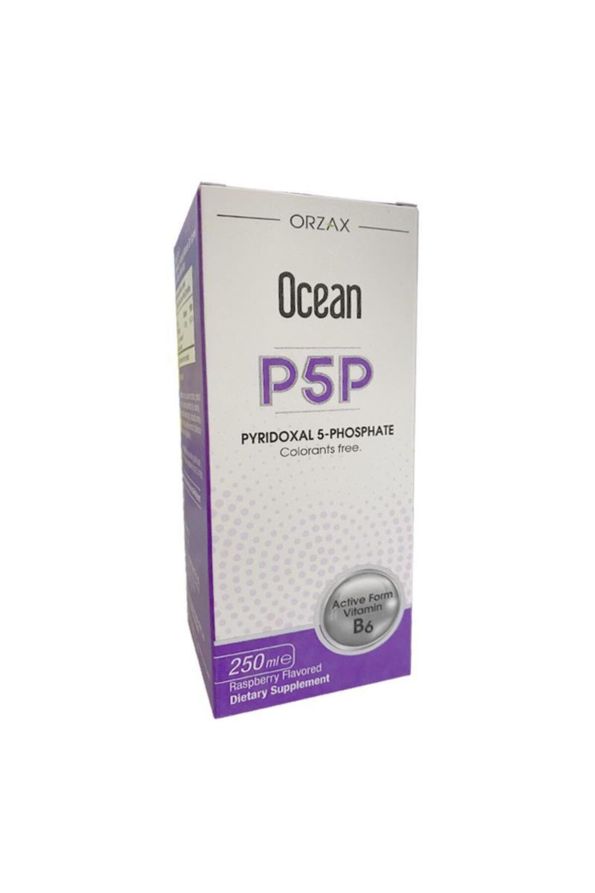Orzax Ocean P5p Piridoksall 5-fosfat Sıvı Takviye Edici Gıda 250 ml