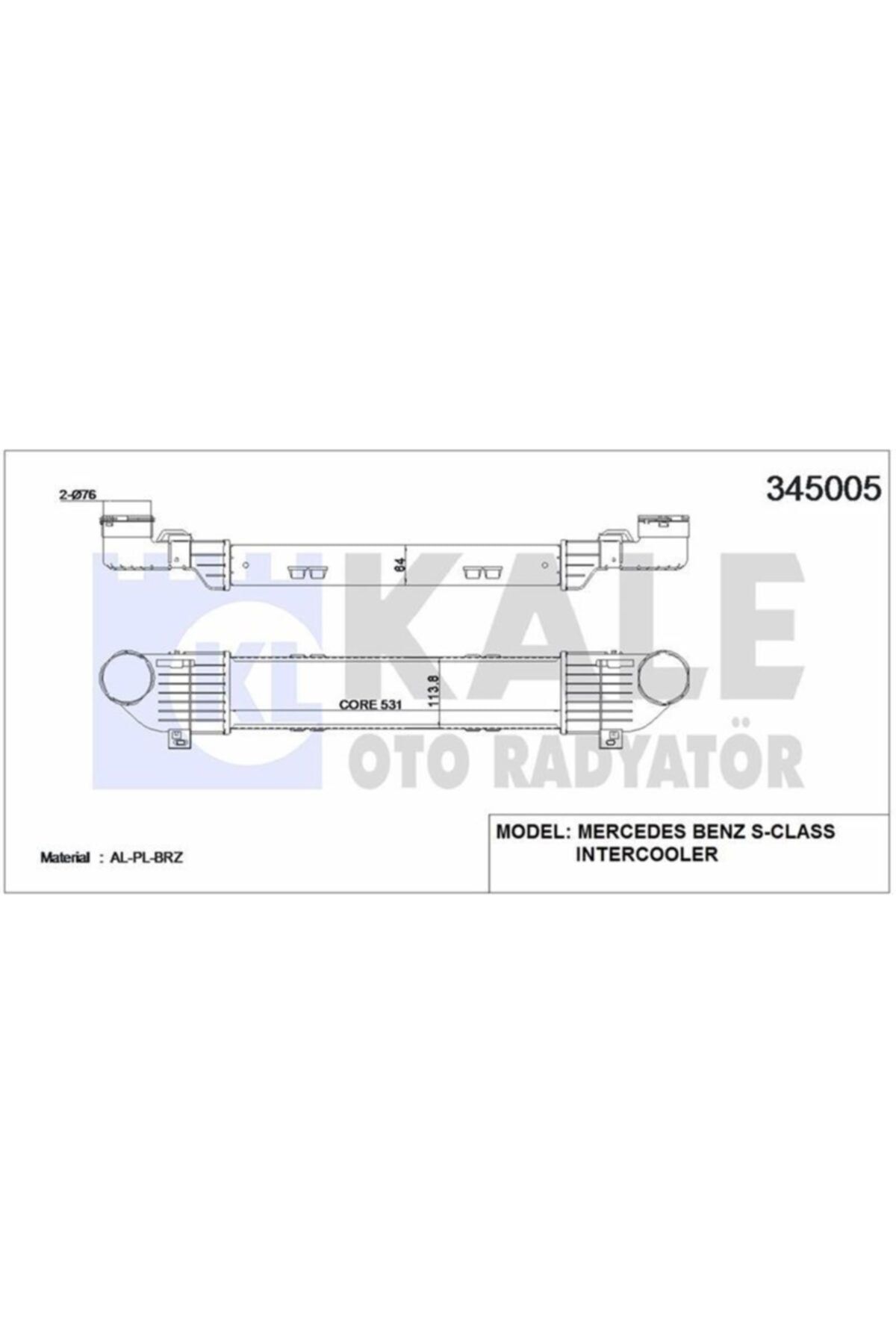 ÖZGÜÇYEDEK Turbosarj Radyatoru S-class W220 9905