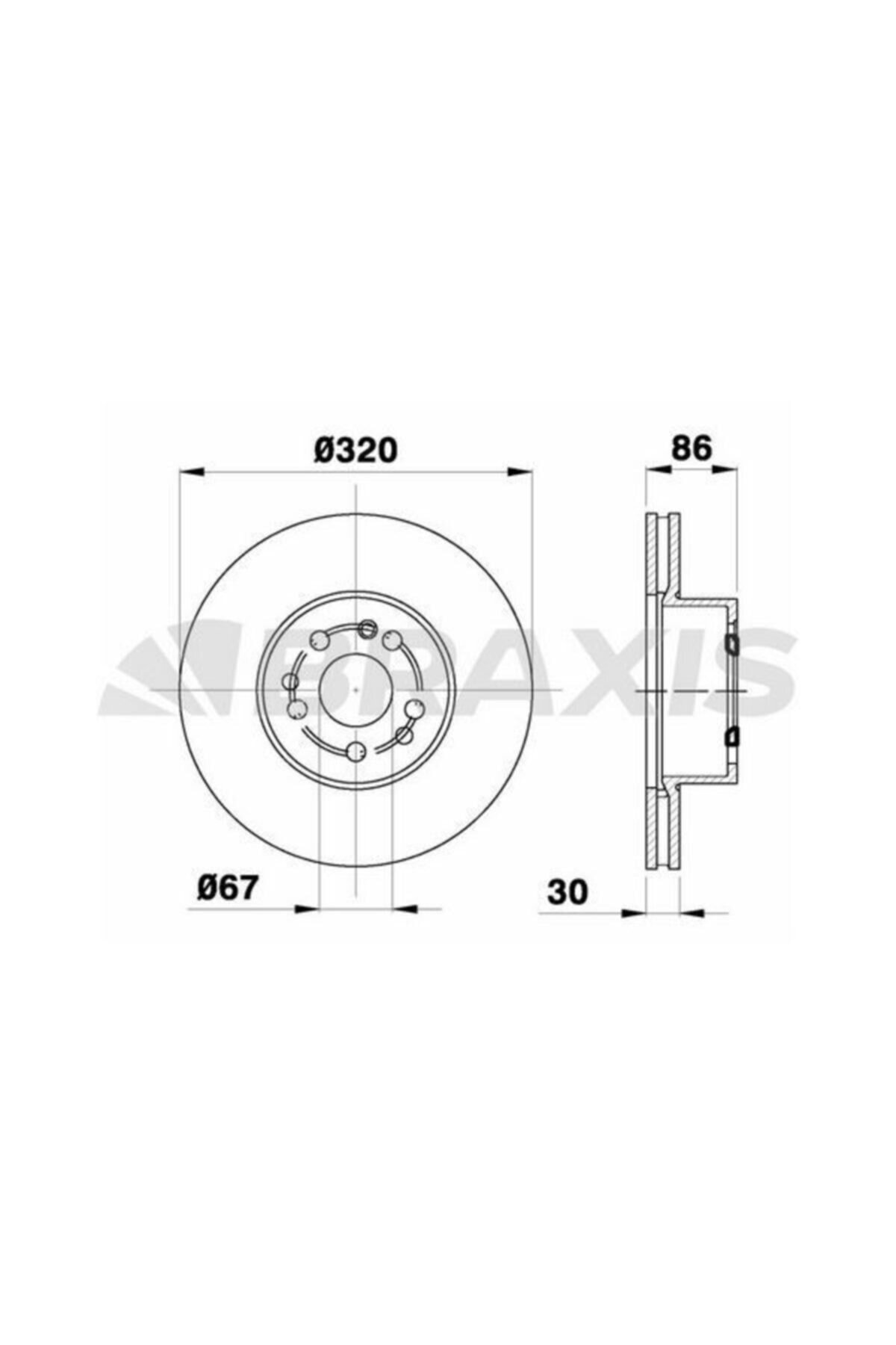 ÖZGÜÇYEDEK Fren Dıskı On S-class W140 9398 C140 9299