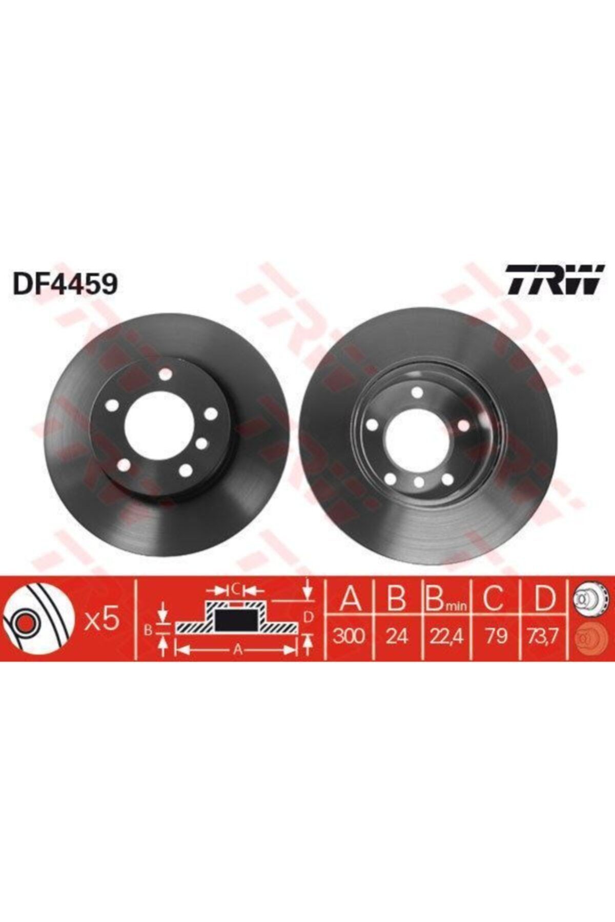 ÖZGÜÇYEDEK Fren Dıskı On Havalı Bmw E81 E82 E87 E88 E90 E91 E92 Z4 E89