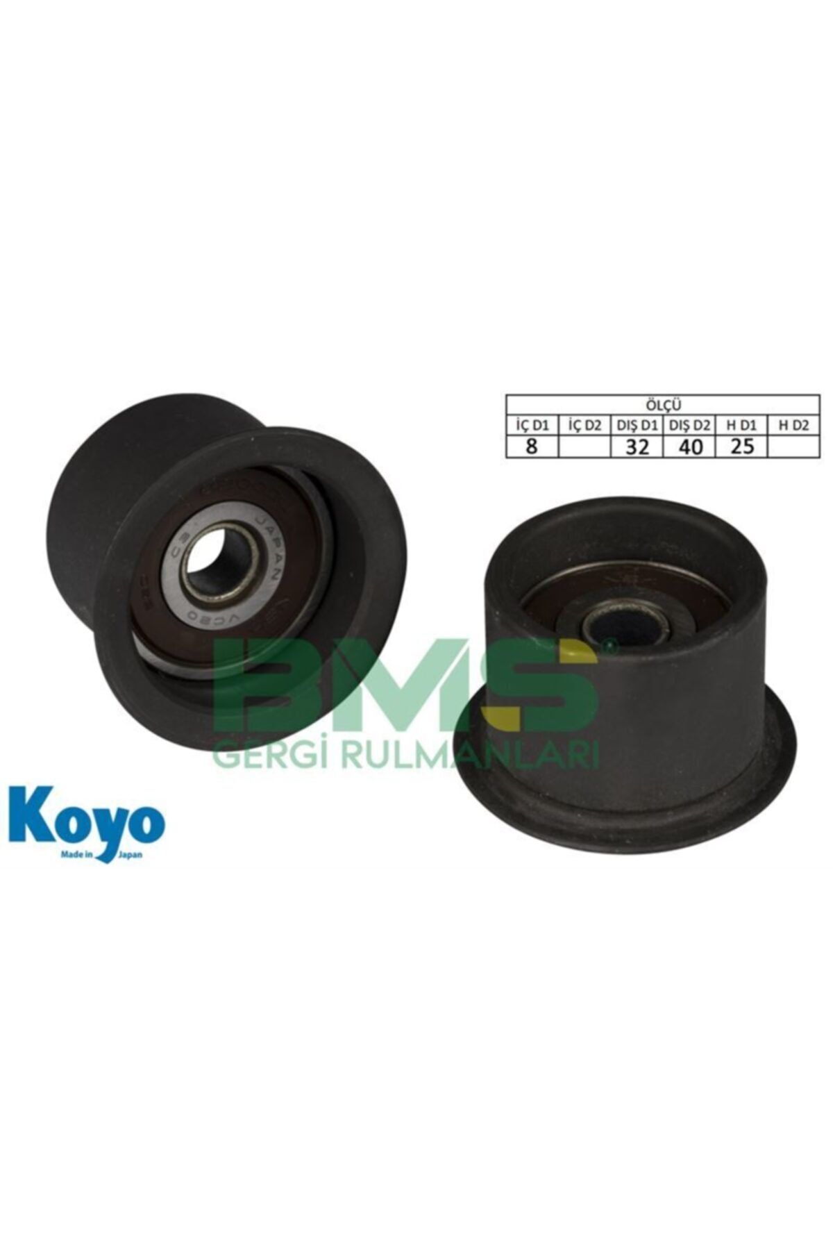 ÖZGÜÇYEDEK Alternator Gergı Rulmanı 08x32 / 40x25 Demır (ıron) Bmw E36 E30 E34