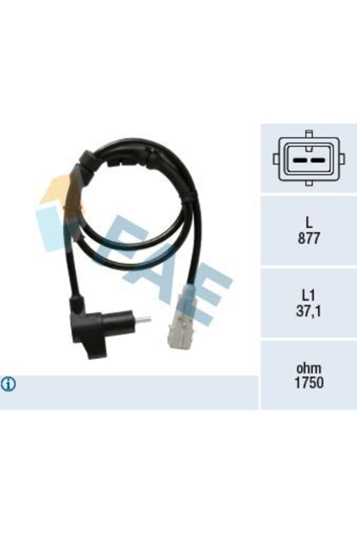 ÖZGÜÇYEDEK Abs Hız Sensoru Arka Sag / Sol P406 Boy: 809mm