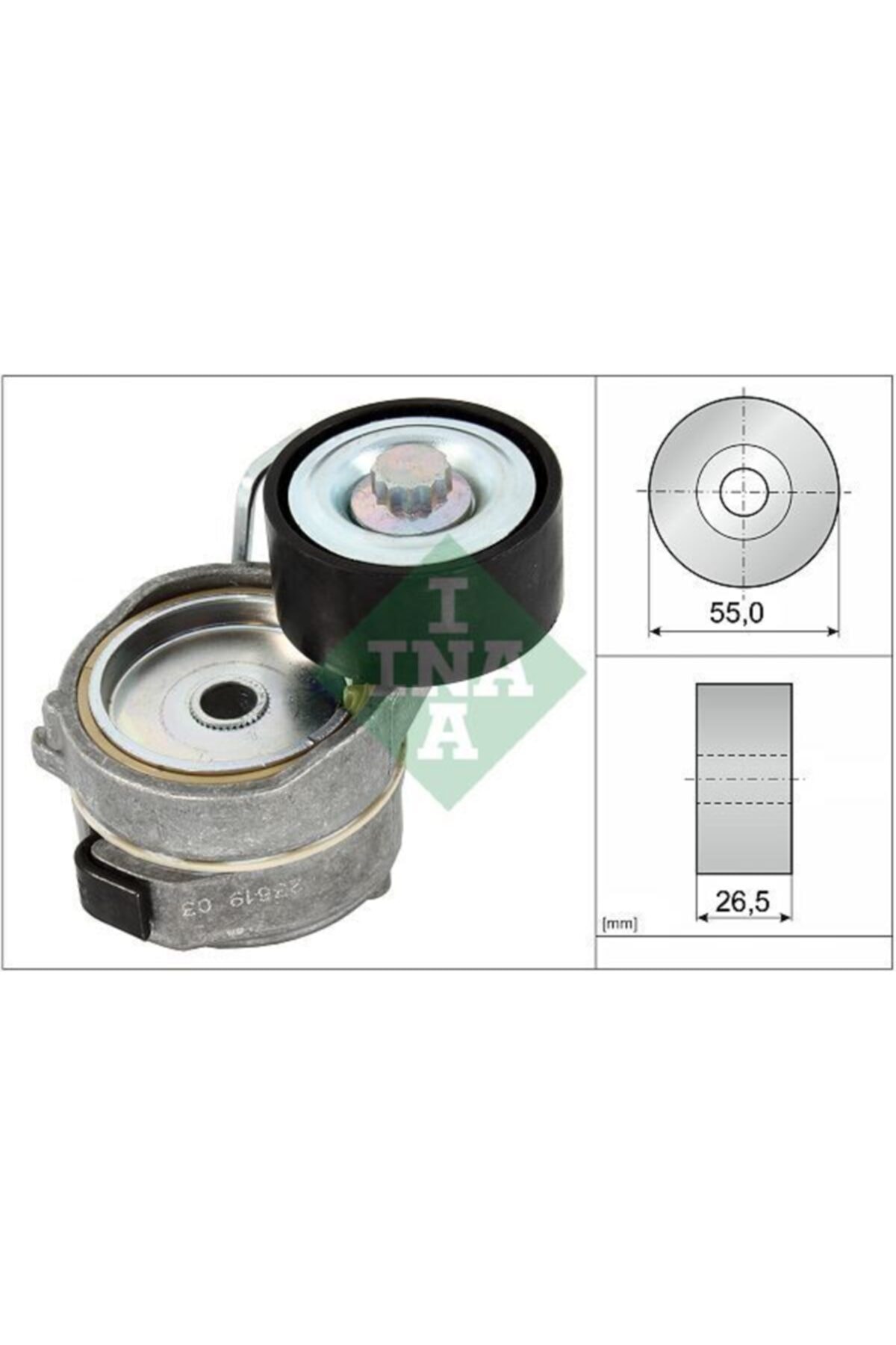 ÖZGÜÇYEDEK Alternator V Kayısı Gergı Rulmanı 301 - 308 Iı T9 208 2008 Ds3 C3 Iıı C4 Cactus