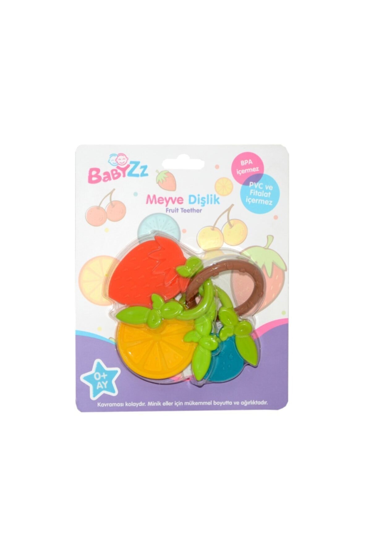 Kanz /Enfal Oyuncak 30302 Kanz Babyzz Renkli Meyve Dişlik