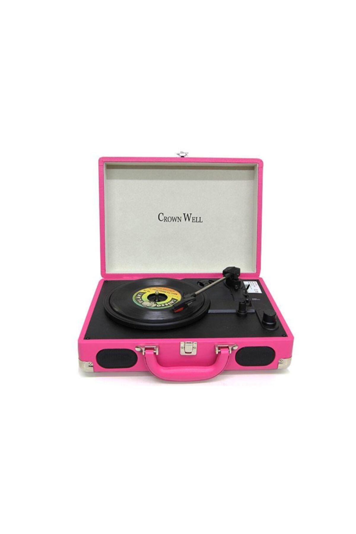 Tosbikshop Pikap Çantalı Crownwell Önden Hoparlörlü Pembe Hoparlör Girişli