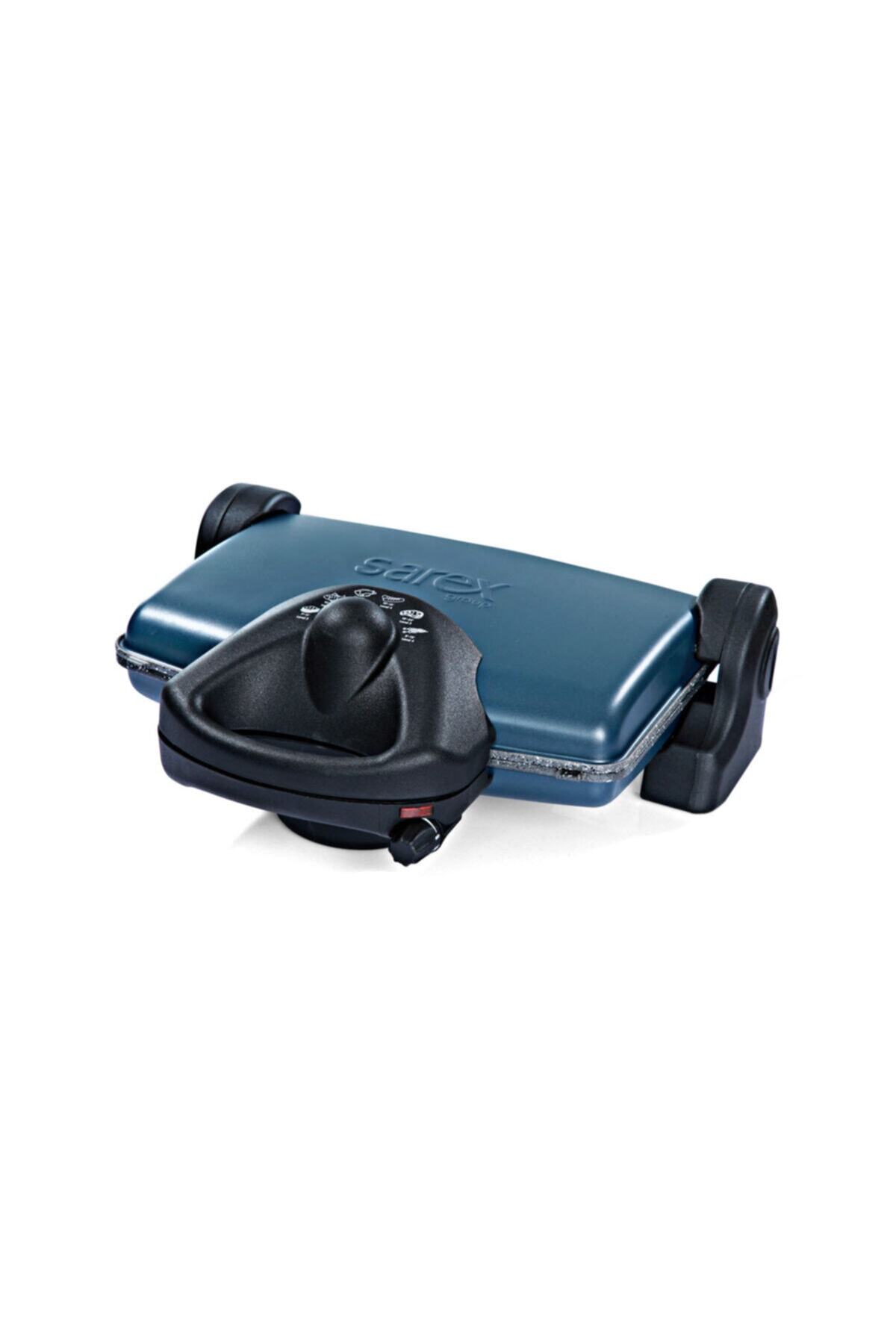 Sarex Sr-3400 Kahvaltım Izgara Ve Tost Makinesi Mavi