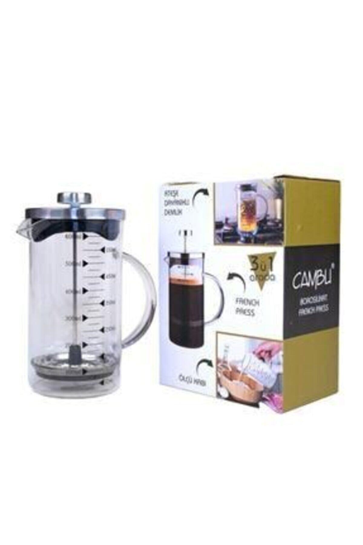 Ckc My Bottle Çed Cambu Borosilikat French Press 600 Ml