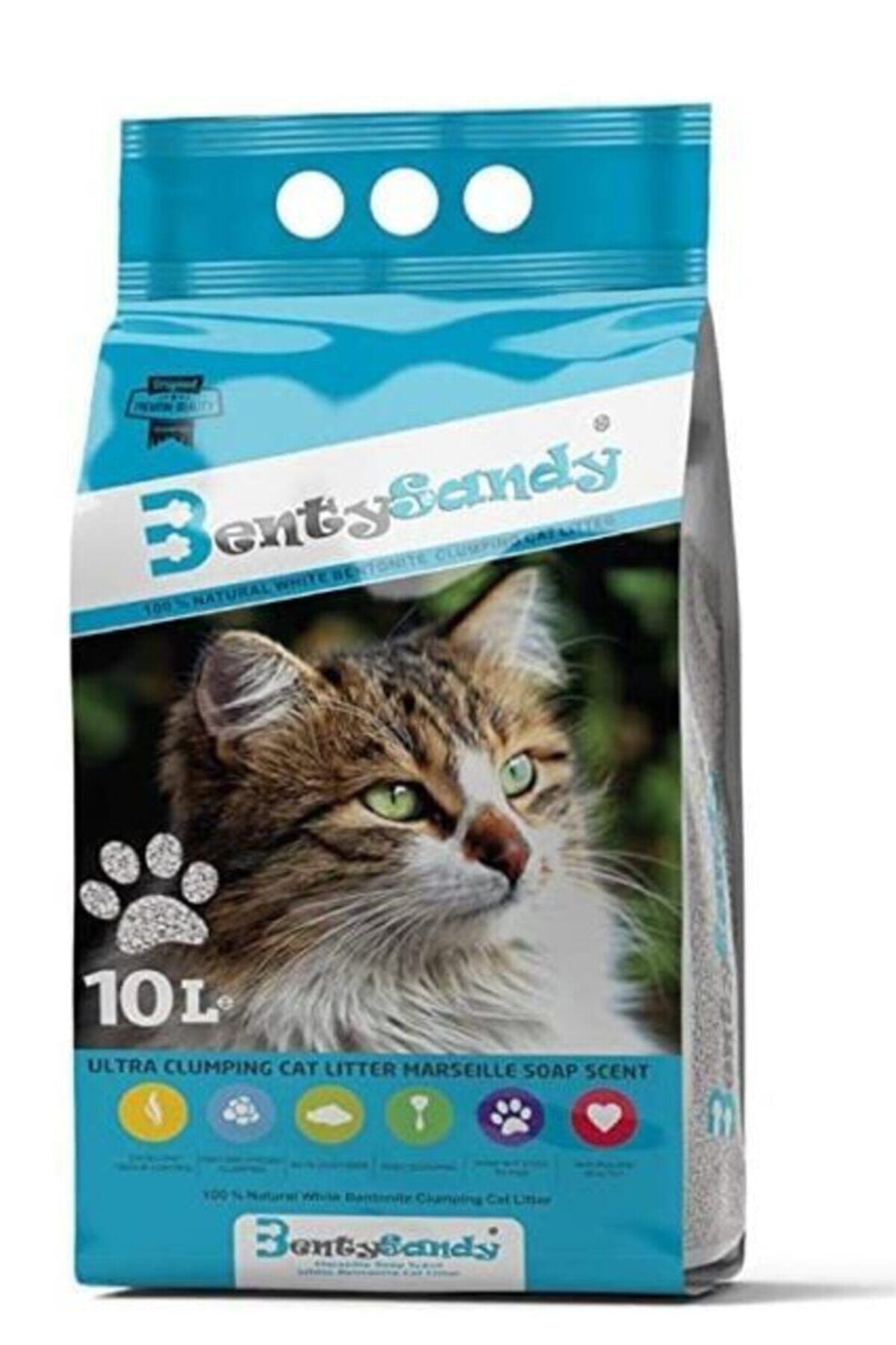 BentySandy Kedi Kumu 10 Litre Ince Taneli Benty Sandy Marsilya Sabun Kokulu