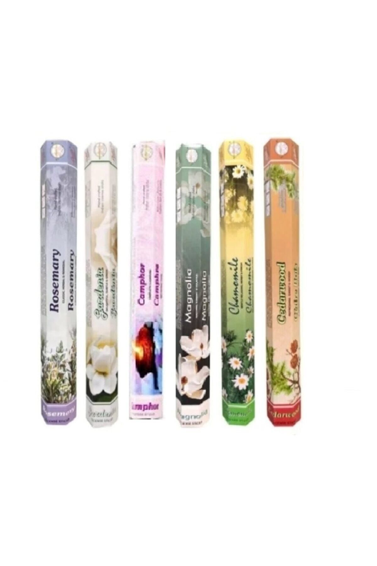 Medeniyet Baharat 120 Adet Flute Tütsü (biberiye, Gardenya, Kafur, Manolya, Papatya, Sedir Ağacı)