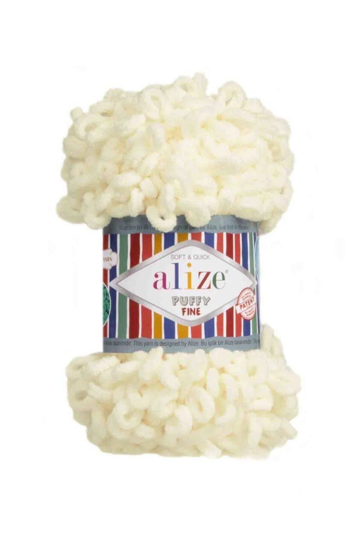 Alize 1 Yumak Puffy Fine El Örgü Ipi 062