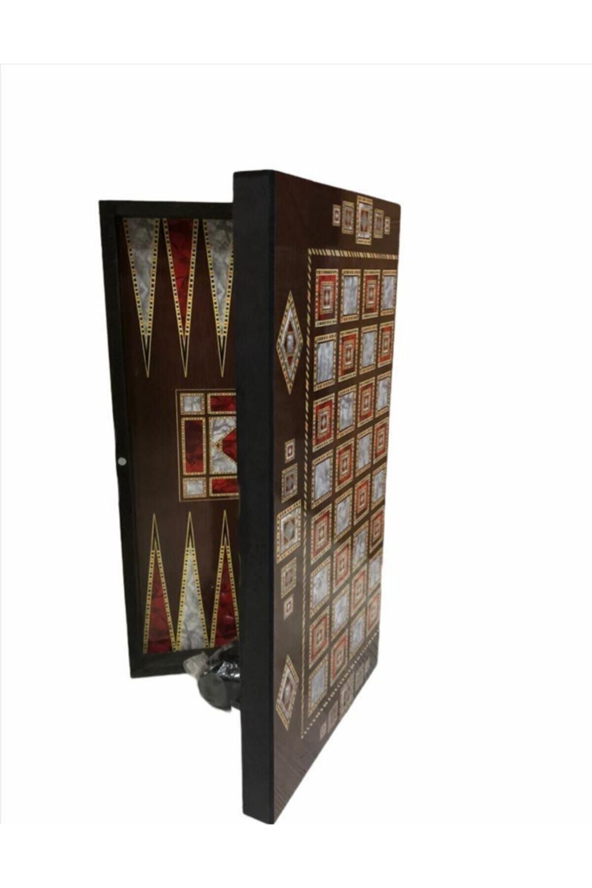SERENT Mesa Mdf Ahşap Kaplama Büyük Boy Lüx Tavla