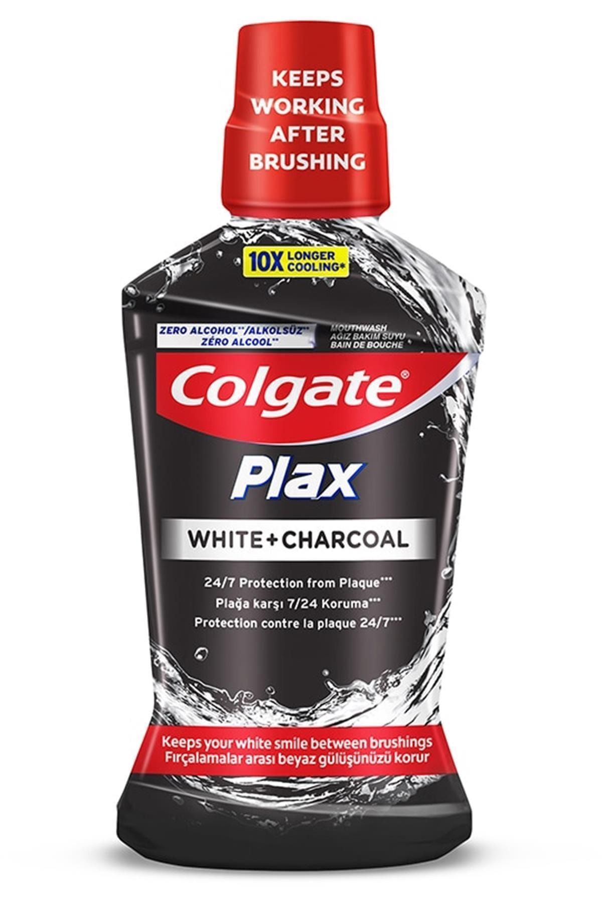 Colgate Plax White Charcoal Ağız Bakım Suyu 500 ml