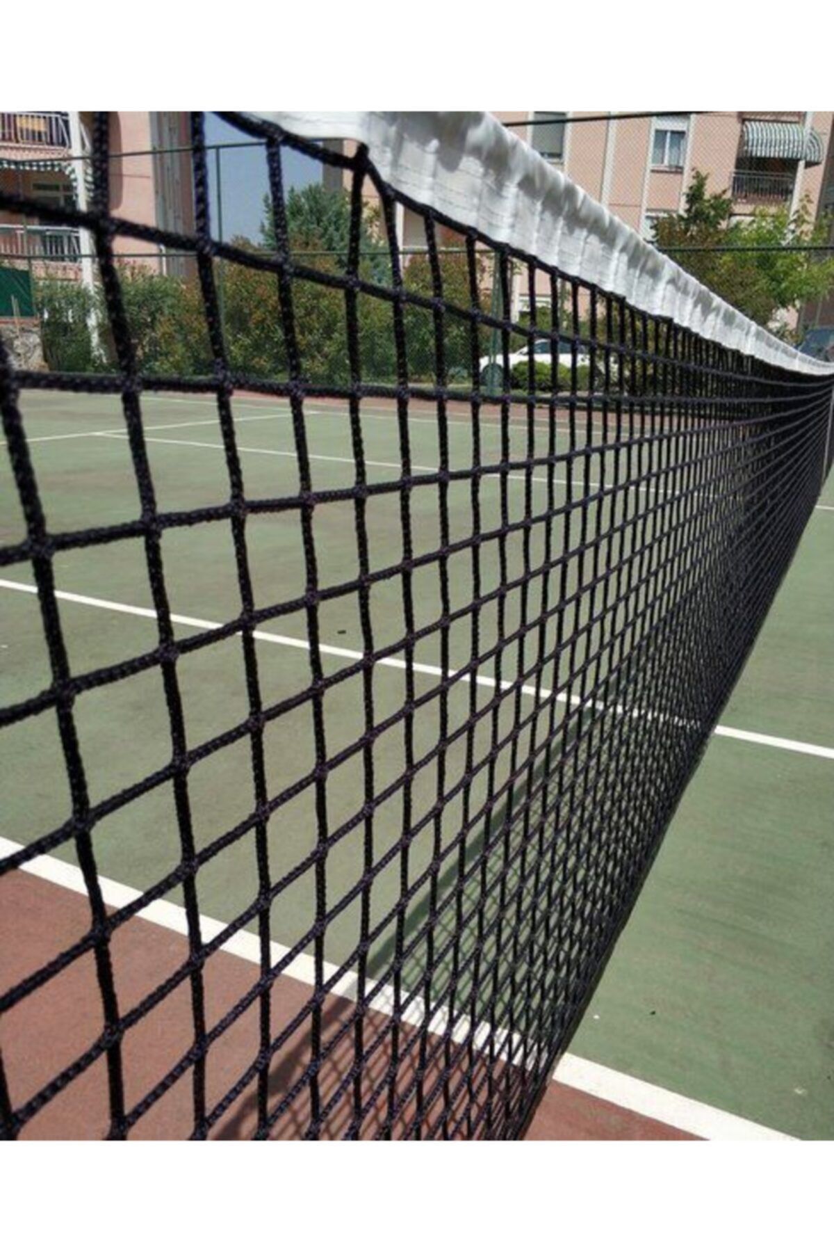 By Leon 1982 Siyah Tam Profesyonel Tenis Filesi 4 mm