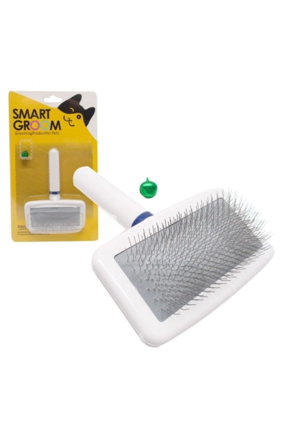 Baylanpet Kedi Köpek Plastik Saplı Tel Fırça 11cm X 6cm