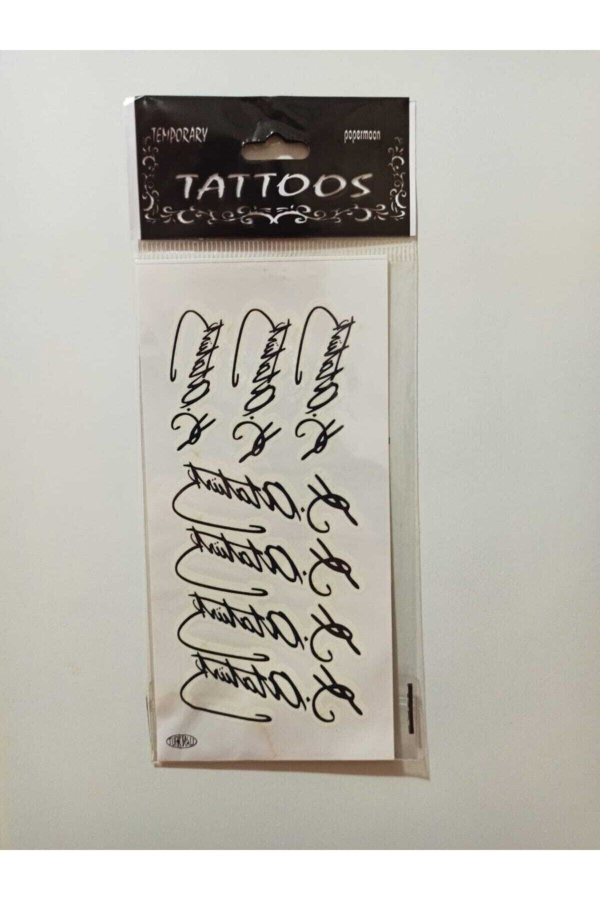 TATTOO TEMPORARY Geçici Dövme (k.atatürk Imza)
