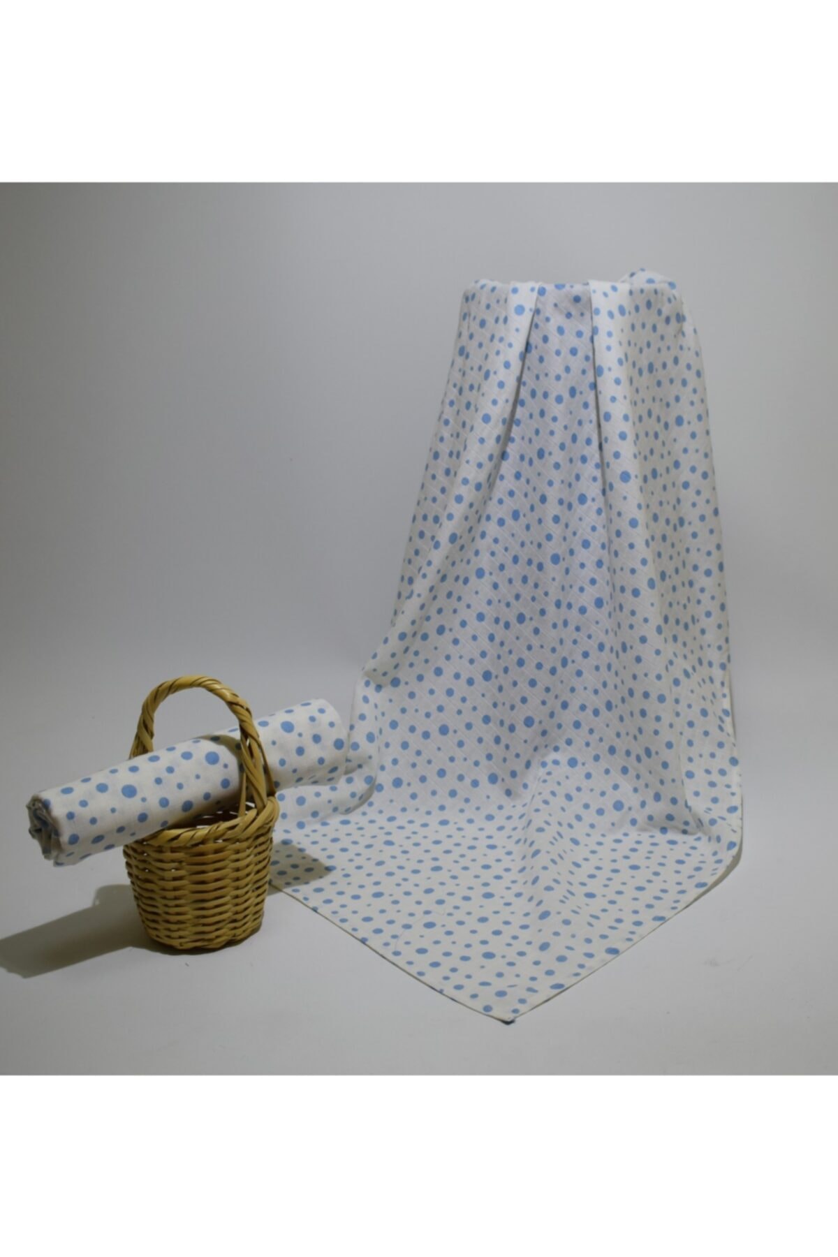 paris in paris Beyaz Organik Pamuk Müslin Bebek Örtüsü