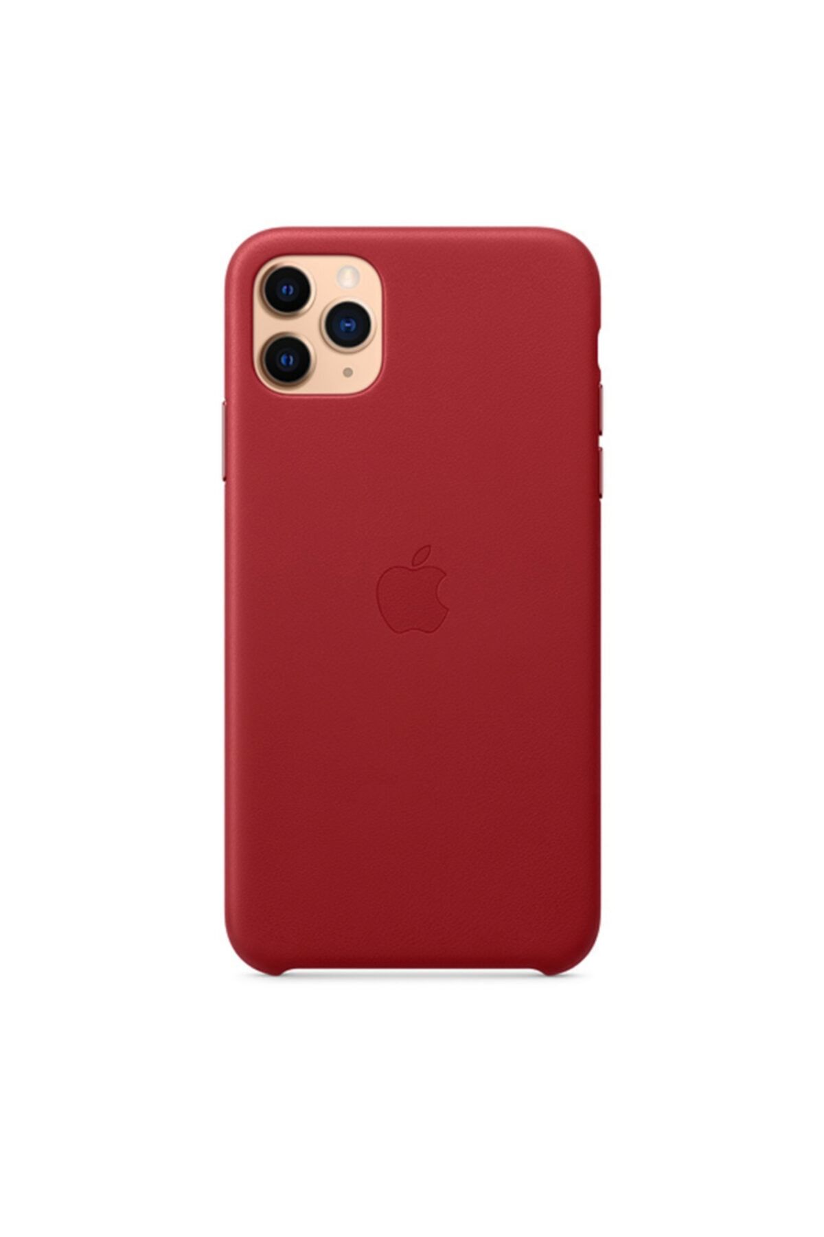 Iphone 11 Pro Max Deri Kırmızı Kılıf