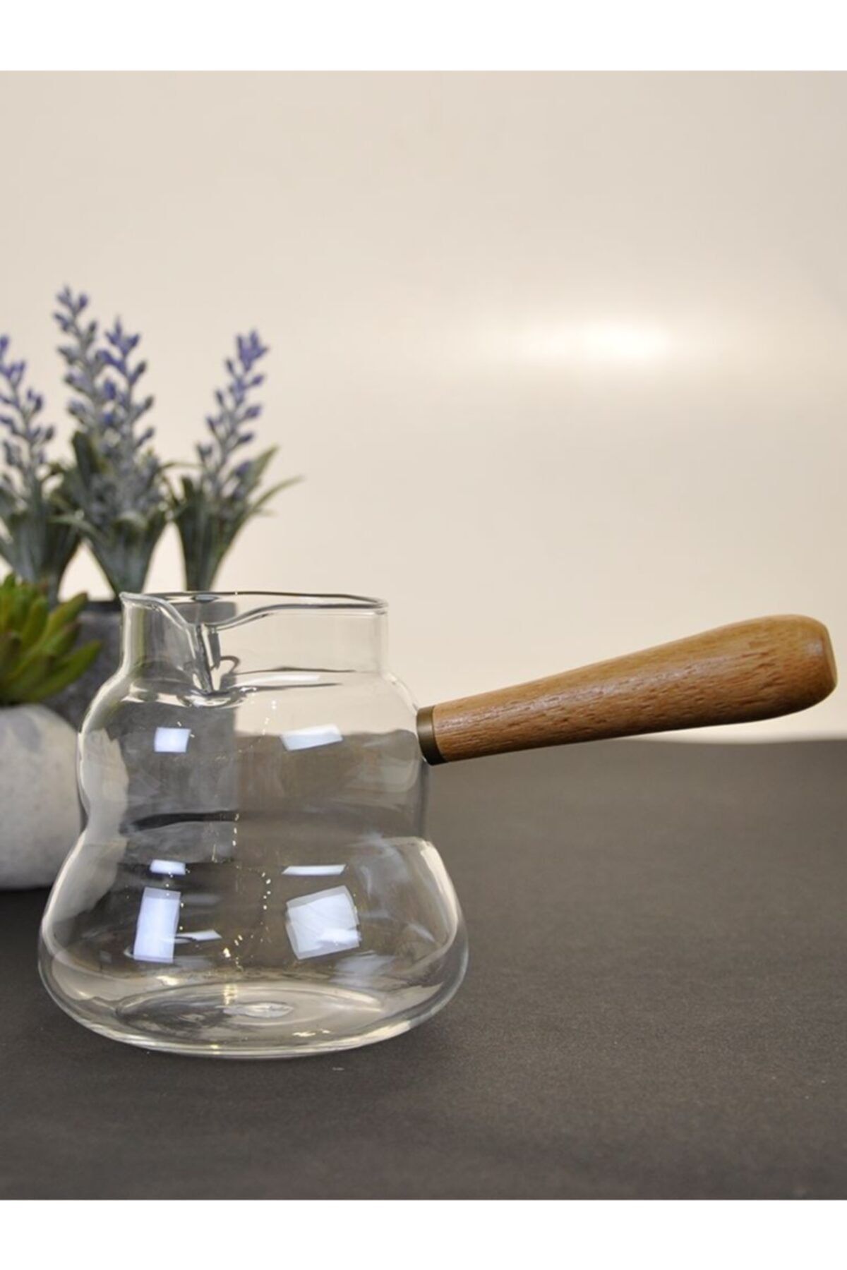 The Company Bambu Saplı Cam Cezve 400 Ml