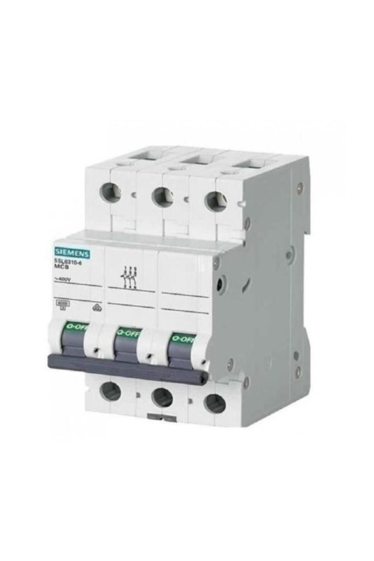 Siemens Beyaz C Tip 3 Fazlı Anahtarlı Otomatik Sigorta