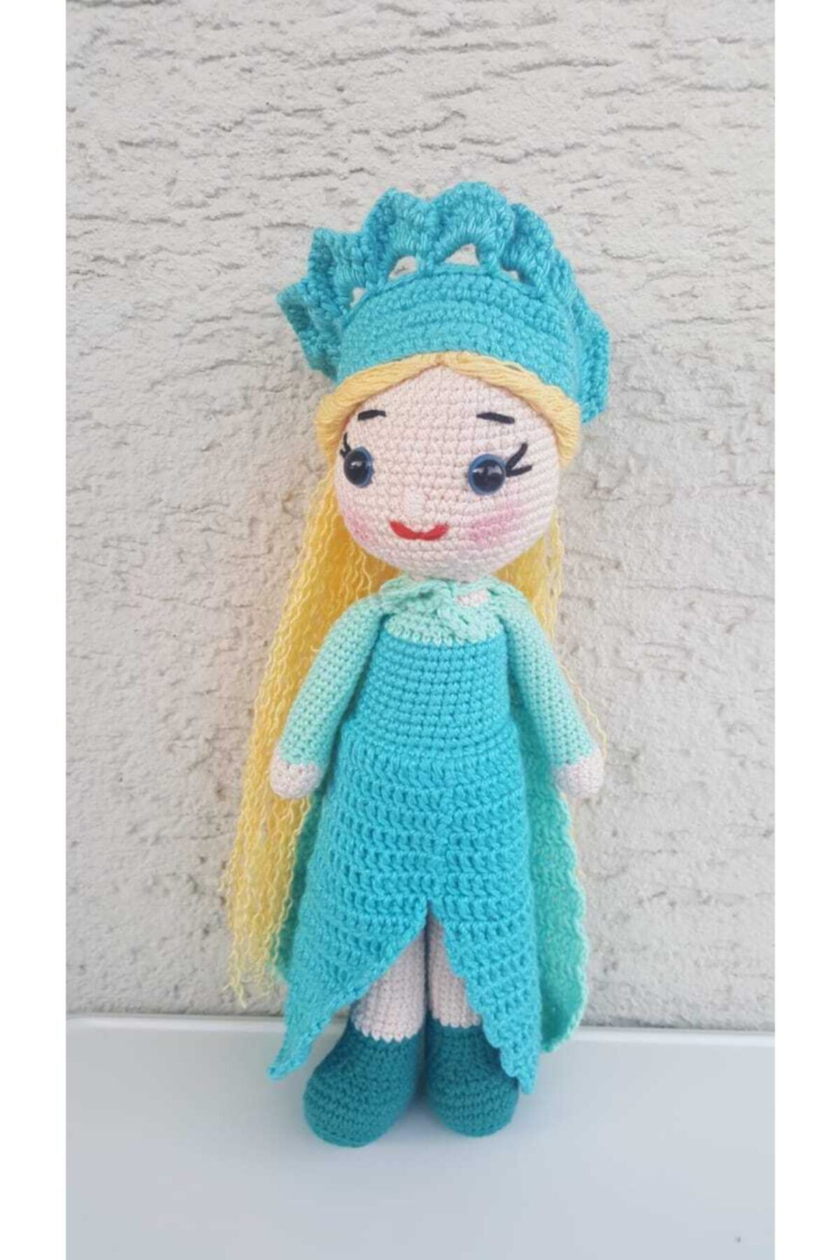 saadet tasarim organik oyuncak amigurumi orgu elsa bebek fiyati yorumlari trendyol