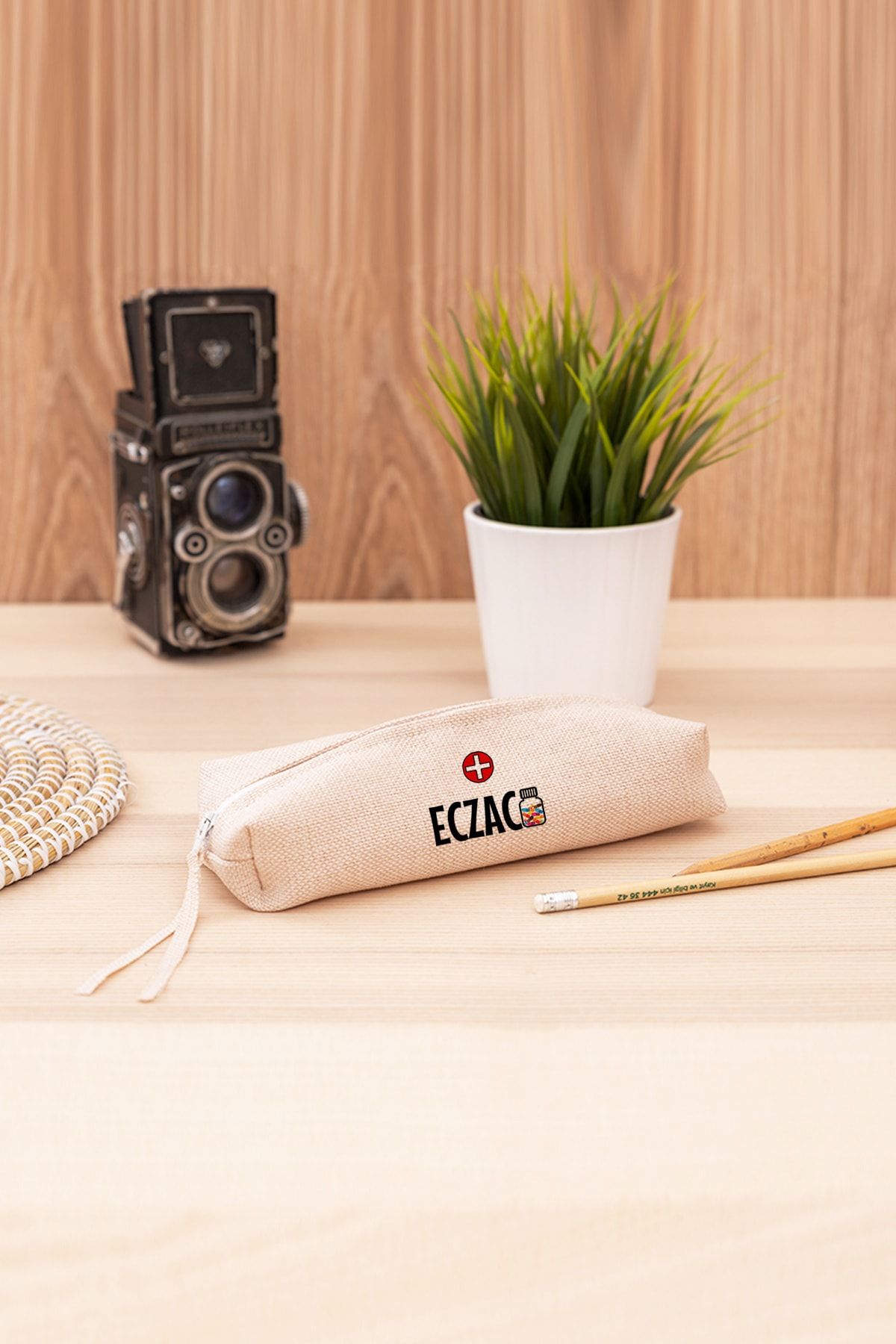 procity Eczacı Keten Bez Kalemlik