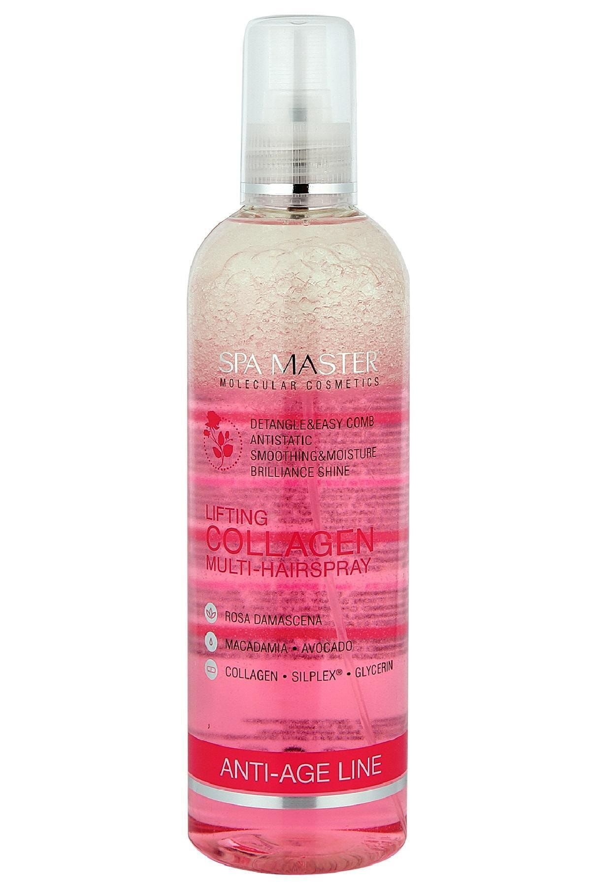 SPA MASTER Anti-age Line Aşırı Kuru Hasarlı Kıvırcık Bukleli Saçlar Için Kolajen Bakım Sprey 350ml