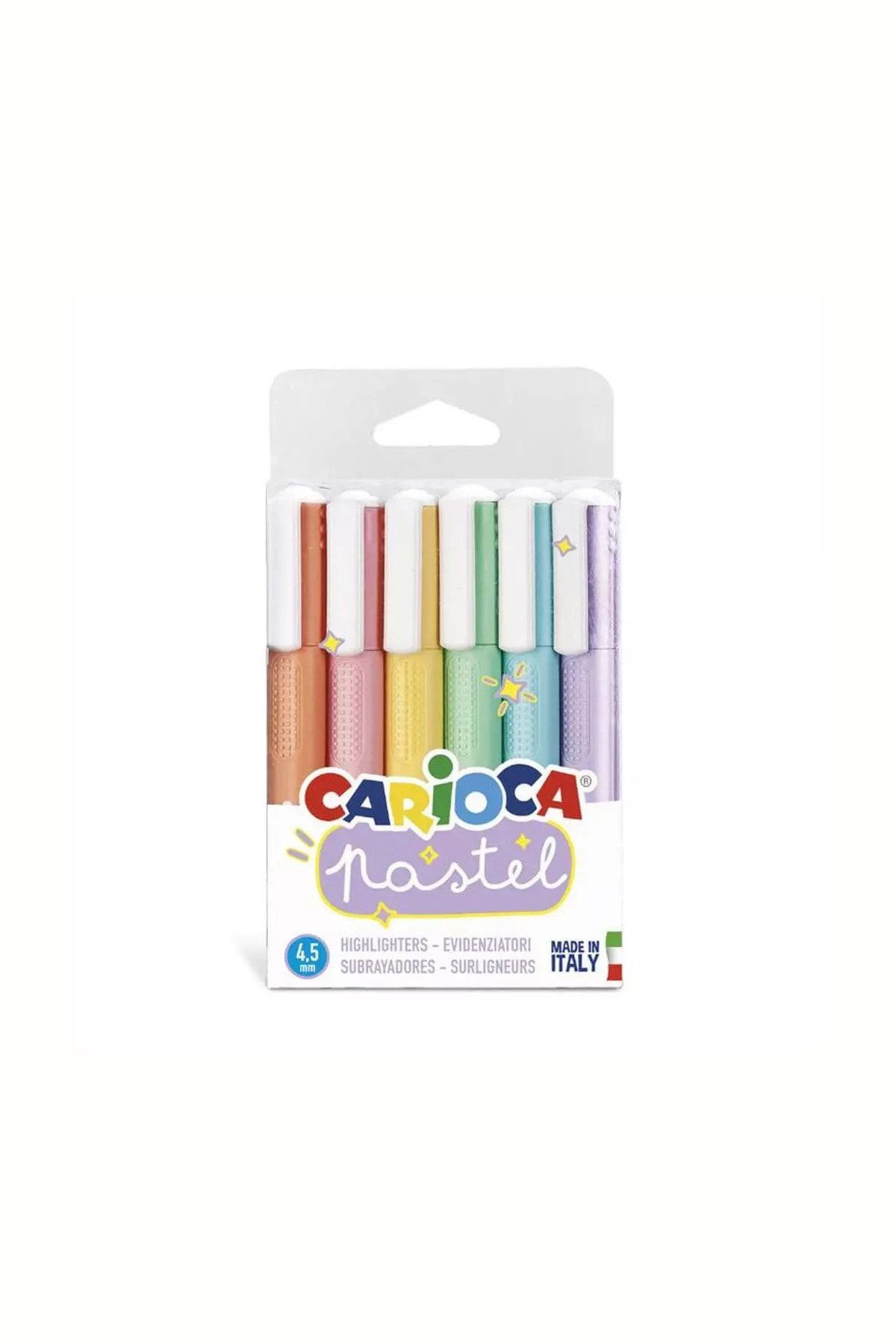 CARIOCA 6'lı Işaretleme Kalemi Pastel Renkler