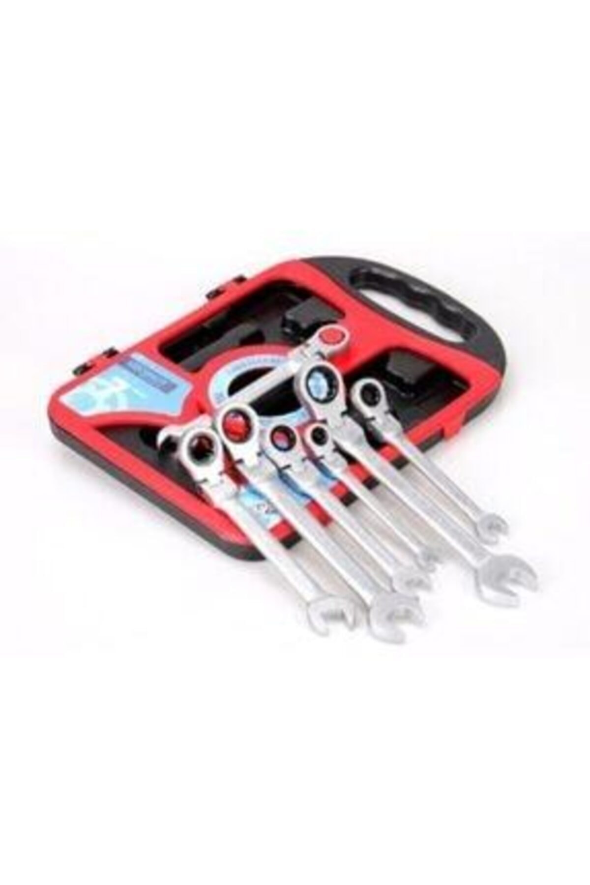 işgör Asafyapı Mafsallı Cırcır Anahtar Seti 7 Parça Cırcır Set 8-19 mm