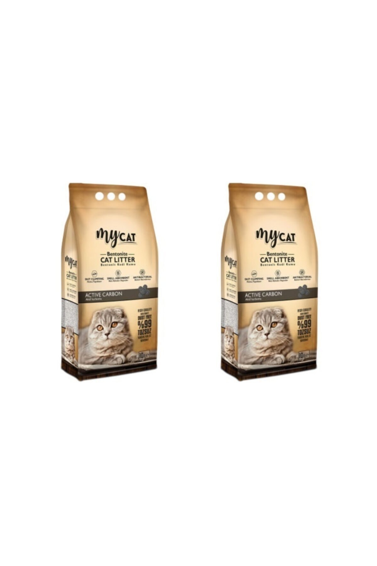 MyCat Mojo Black Mycat Bentonit Kedi Kumu Aktif Carbon ( Ince Tane ) (20 Lt)