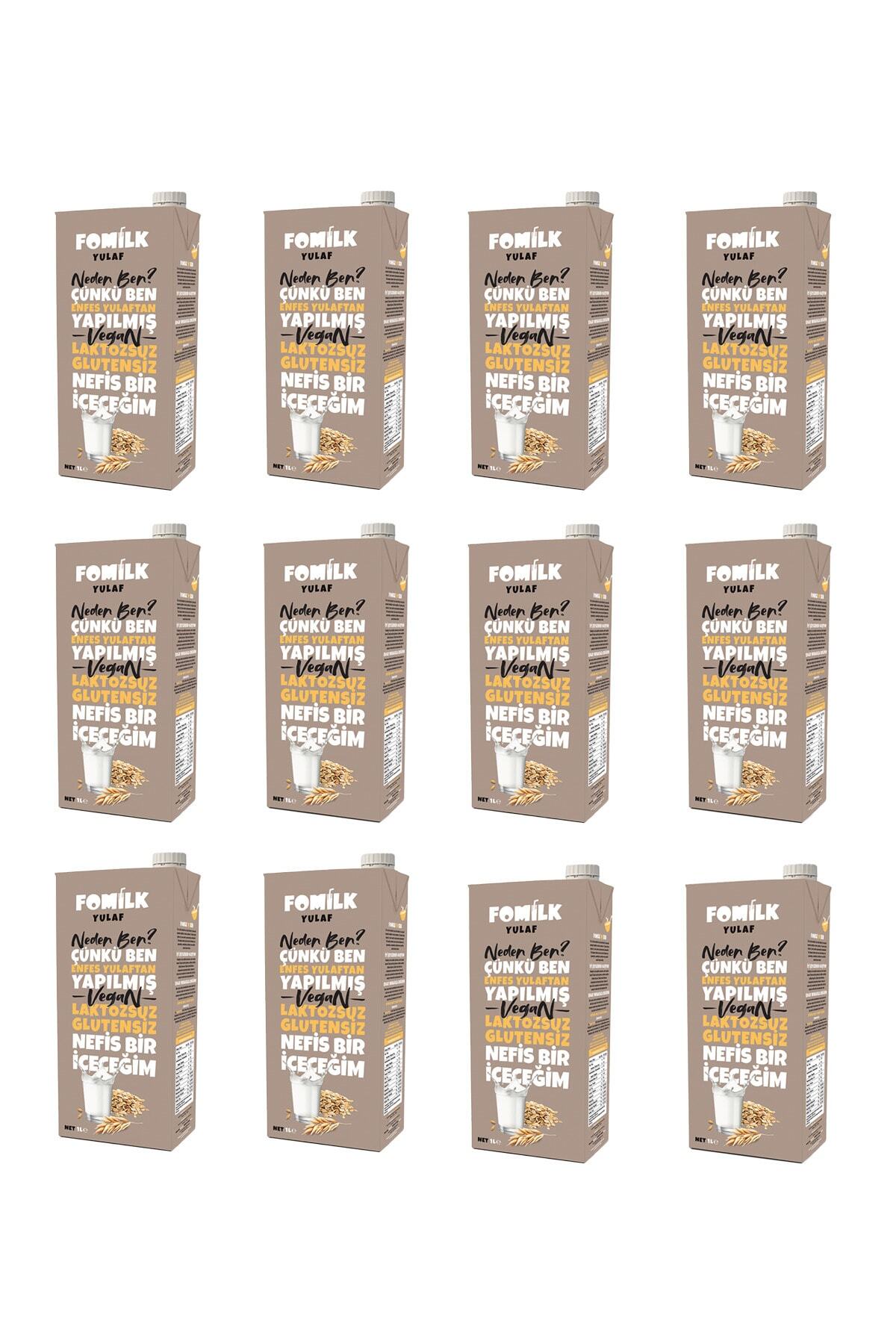 Fomilk Yulaf Sütü 1l x12
