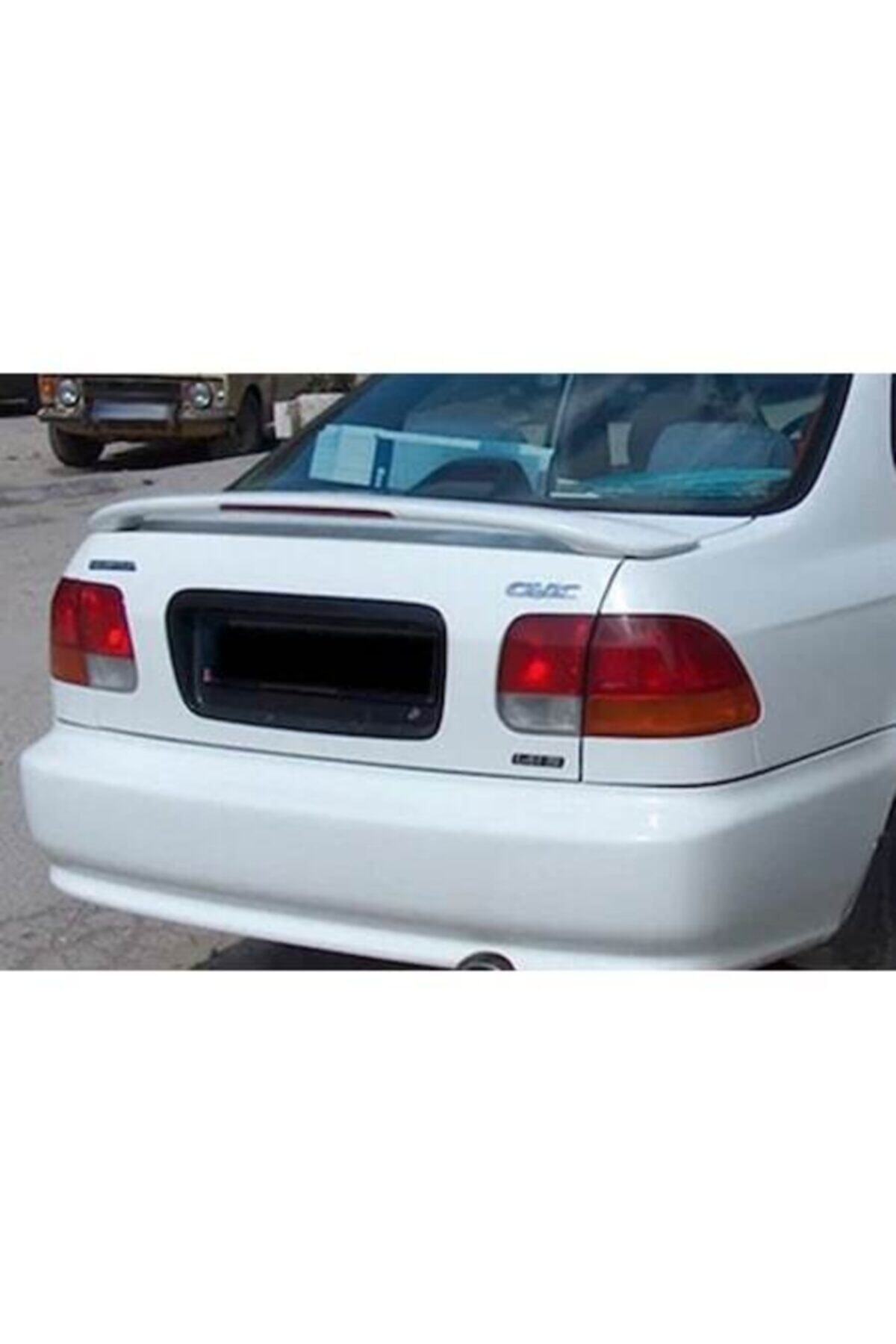 Meliset (boyasız) Honda Civic Spoiler Işıklı 1998-2001 Arasına Uyumludur