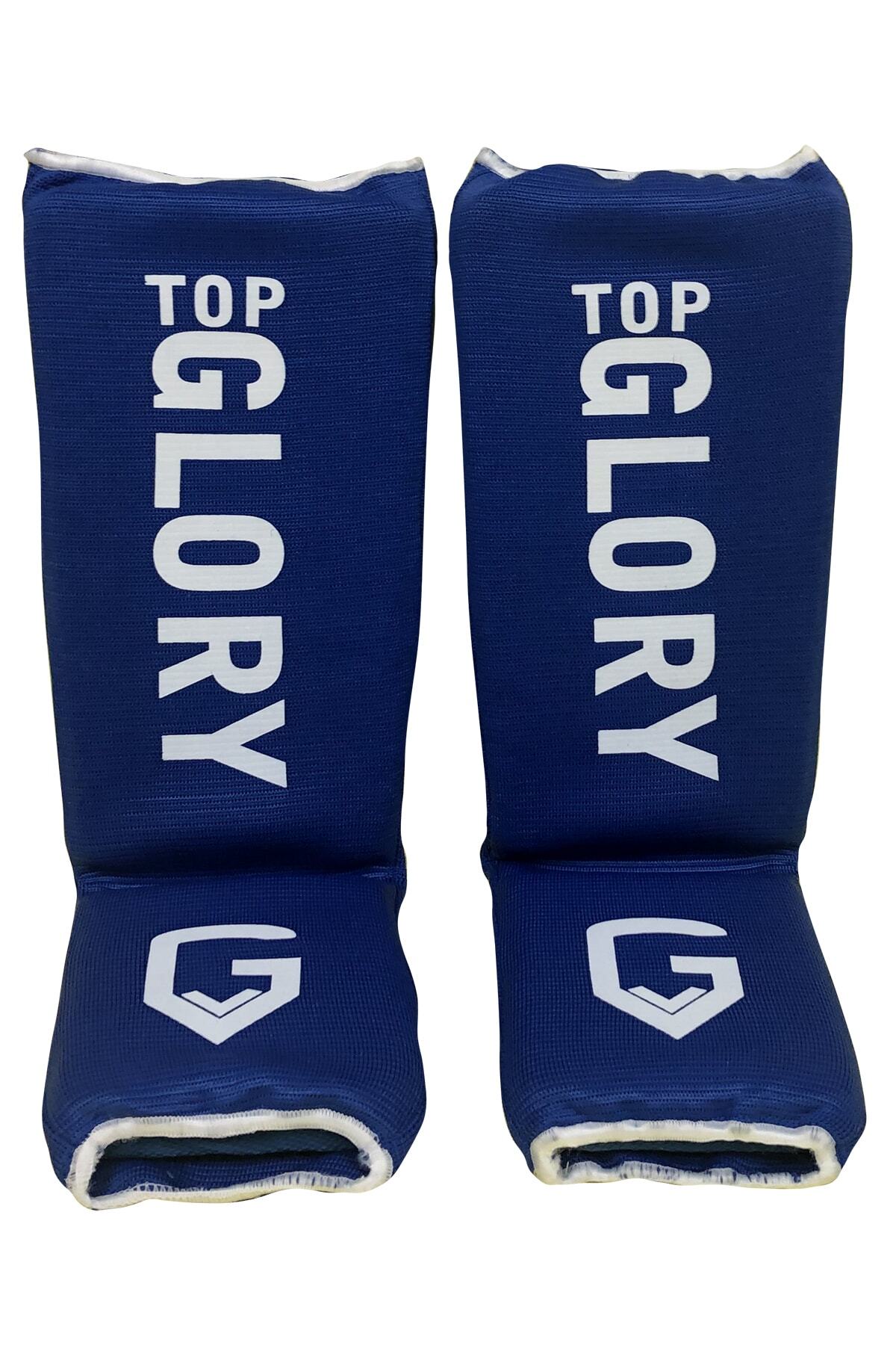TOP GLORY Muay Thai Kick Boks Mma Ayak Kaval Koruyucu Mavi
