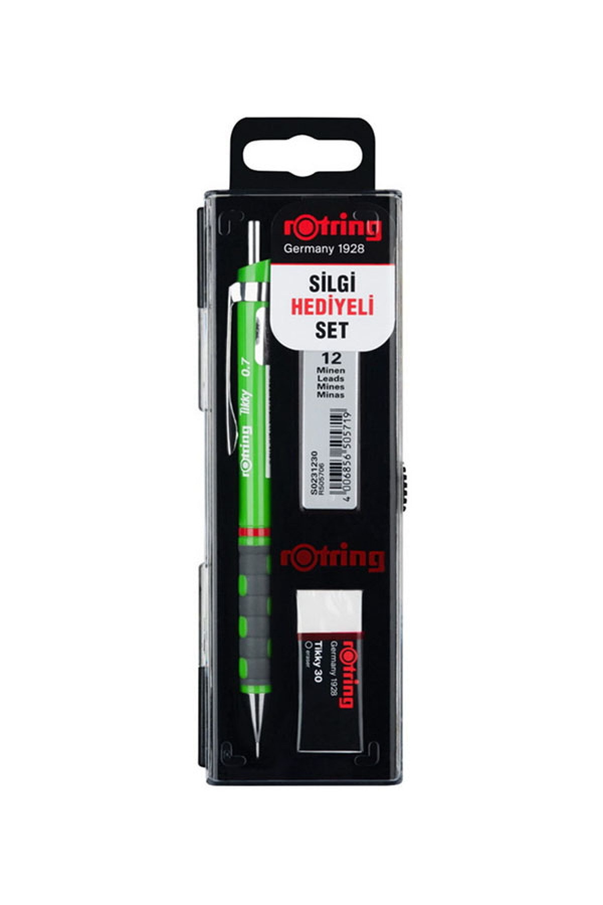 Rotring Tikky Versatil Uçlu Kalem Seti 0.7 Yeşil