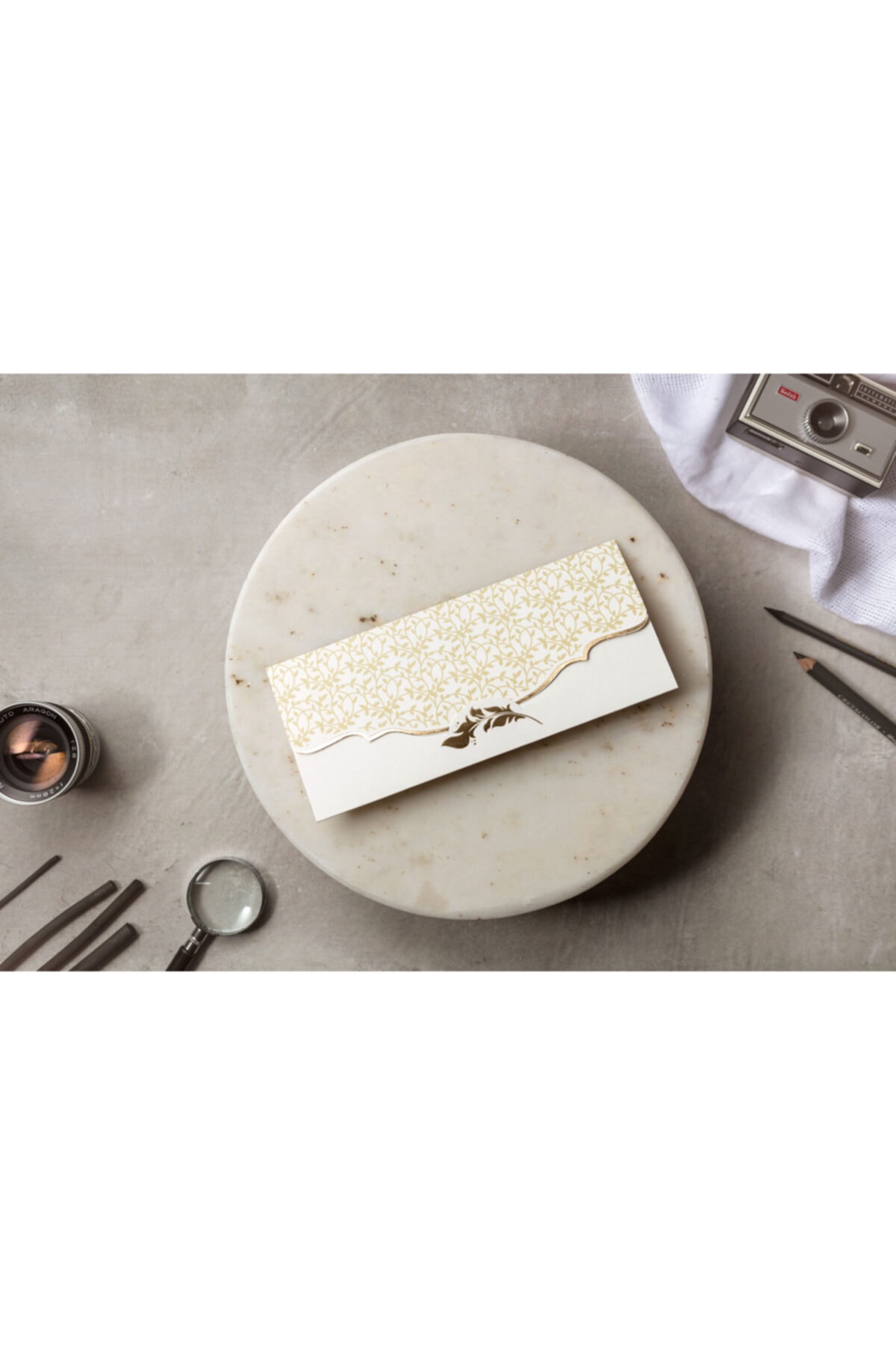 İKLİM DAVETİYE Wedding Nikah Nişan Düğün Davetiyesi 8452 - 100 Adet