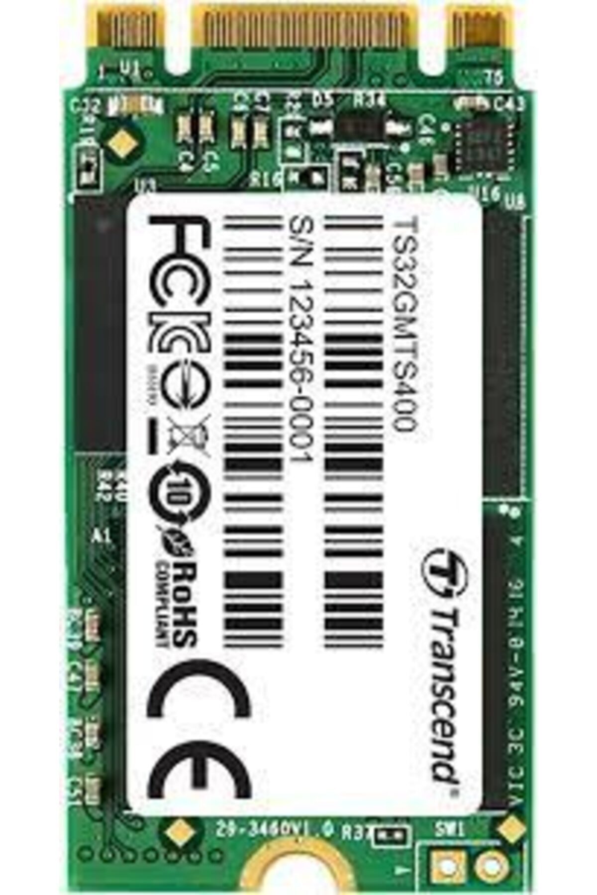 Transcend Ssd Harddisk 32gb M.2 Sata3 Ssd Ts32gmts400 560-320mb/s