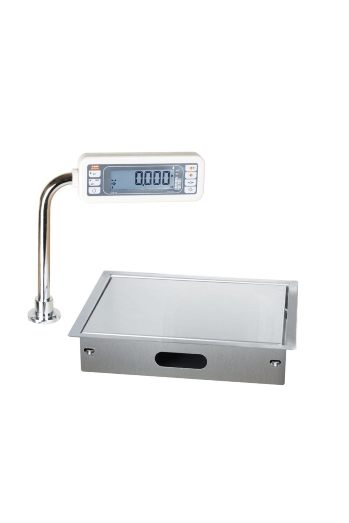 TEM 30kg Onaylı Kasa Pos Terazi 28x38cm Gömme Tip(havuzlu) M Belgeli