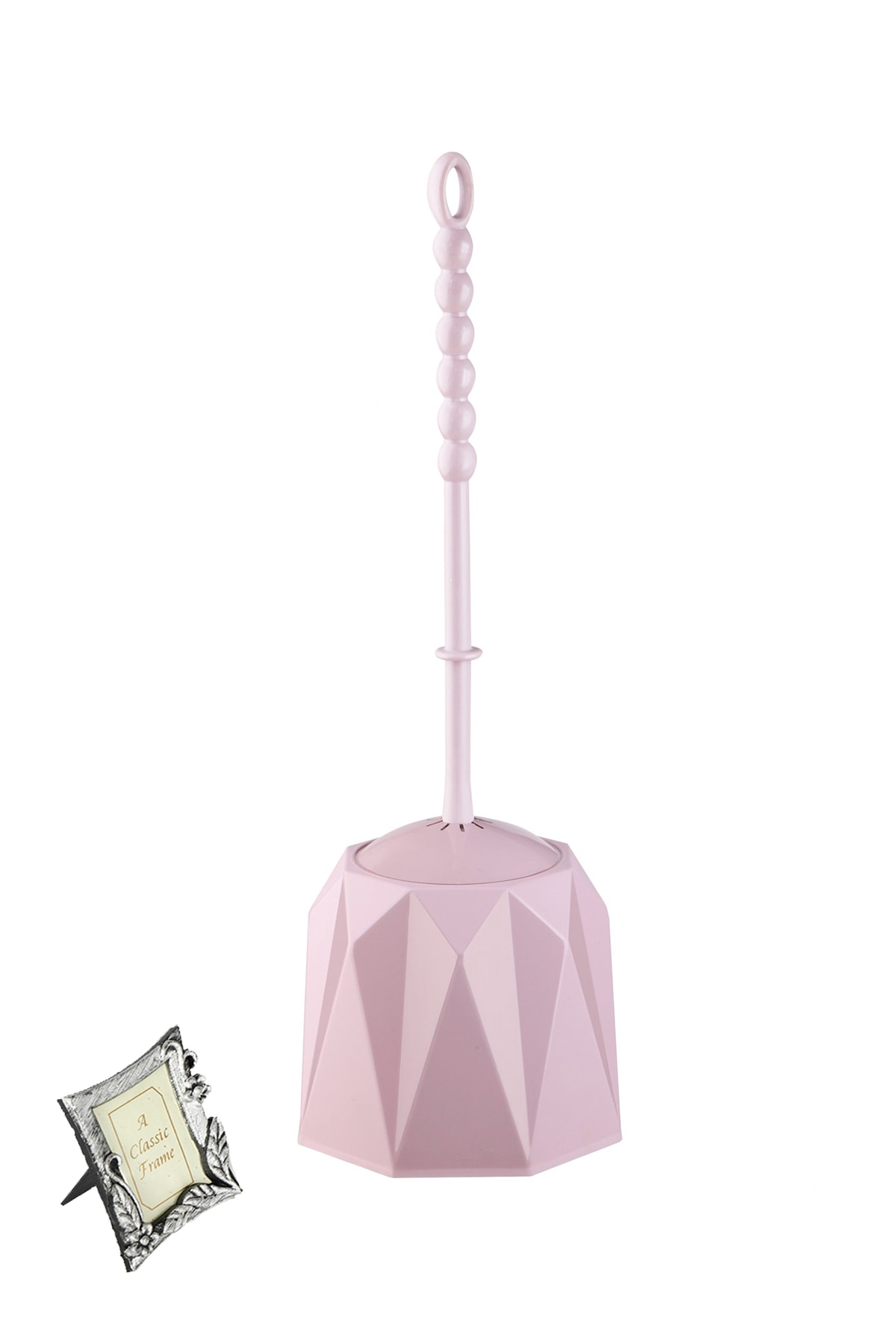Entude Prizma Tuvalet Temizleme Fırçası Pembe, Vanity Wc Fırçası