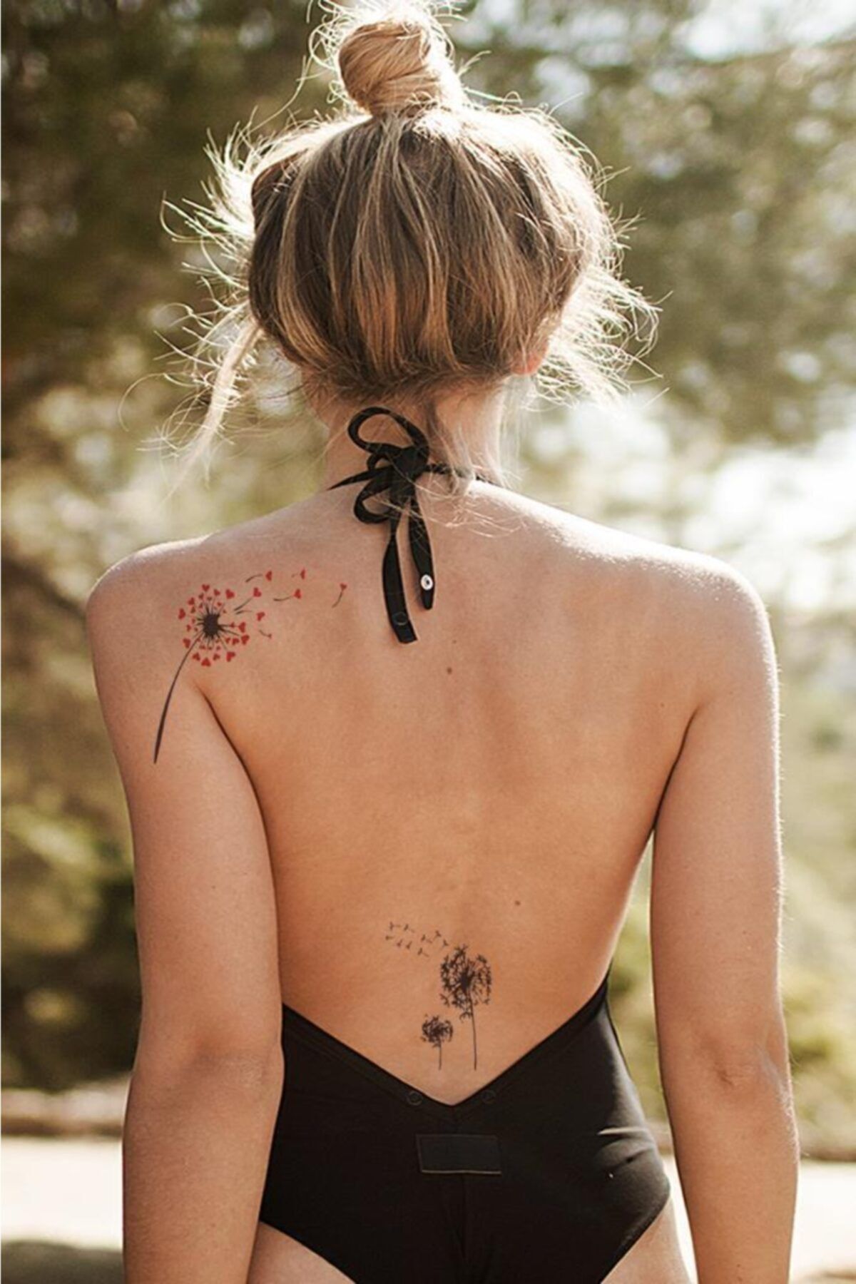 New Obsessions Dandelion With Hearts Geçici Dövme