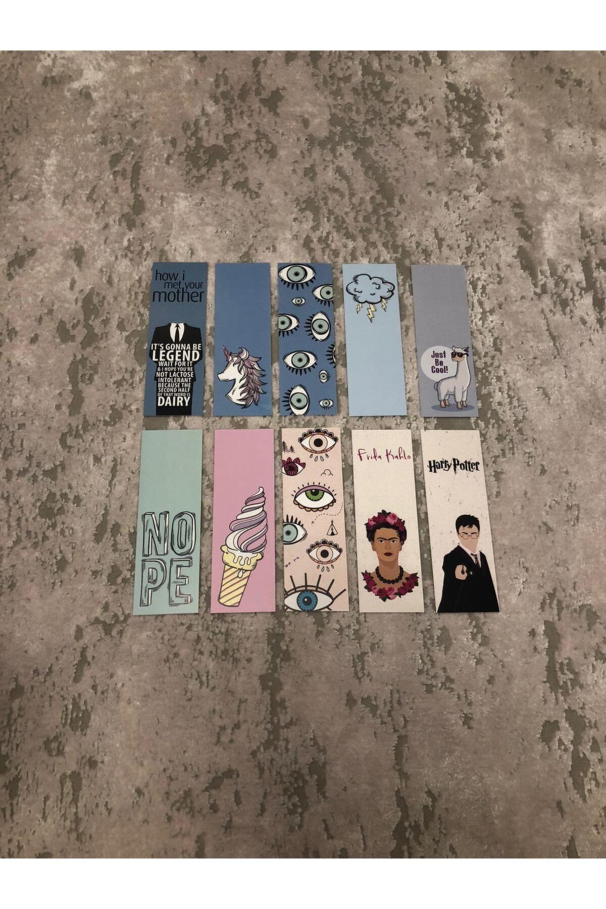 Paytak Moda 10lu Karışık Desenli Kitap Ayraç Seti Pytkkayr0011