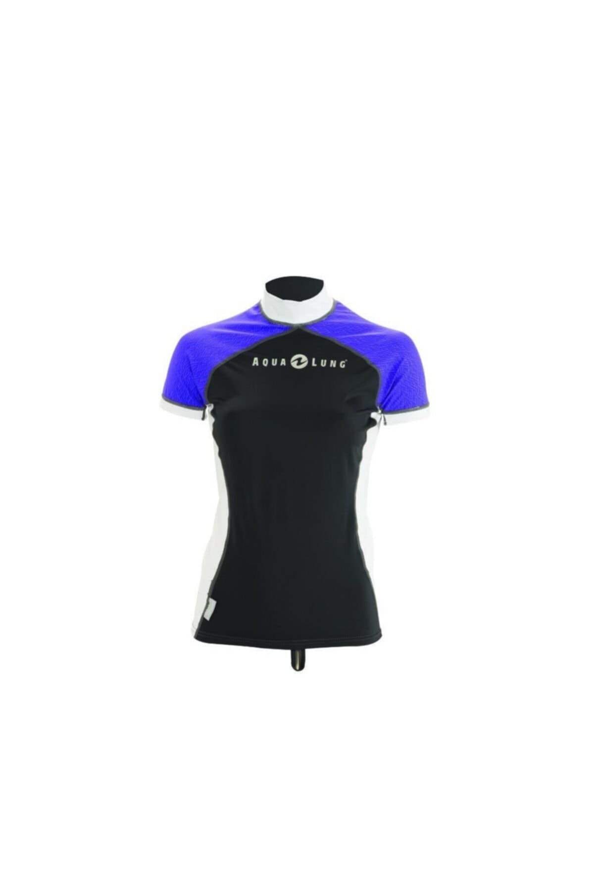 Aqua Lung Top Lycra Gri/lila Kısa Kol Kadın L