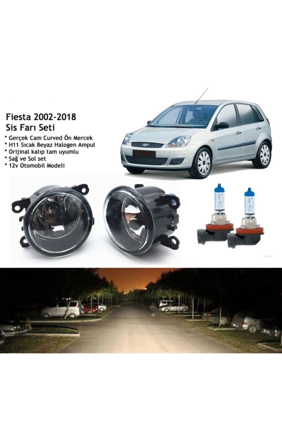 Atakent Hobi Ford Fiesta 2002-2008 Beyaz Ampül Sis Farı Seti