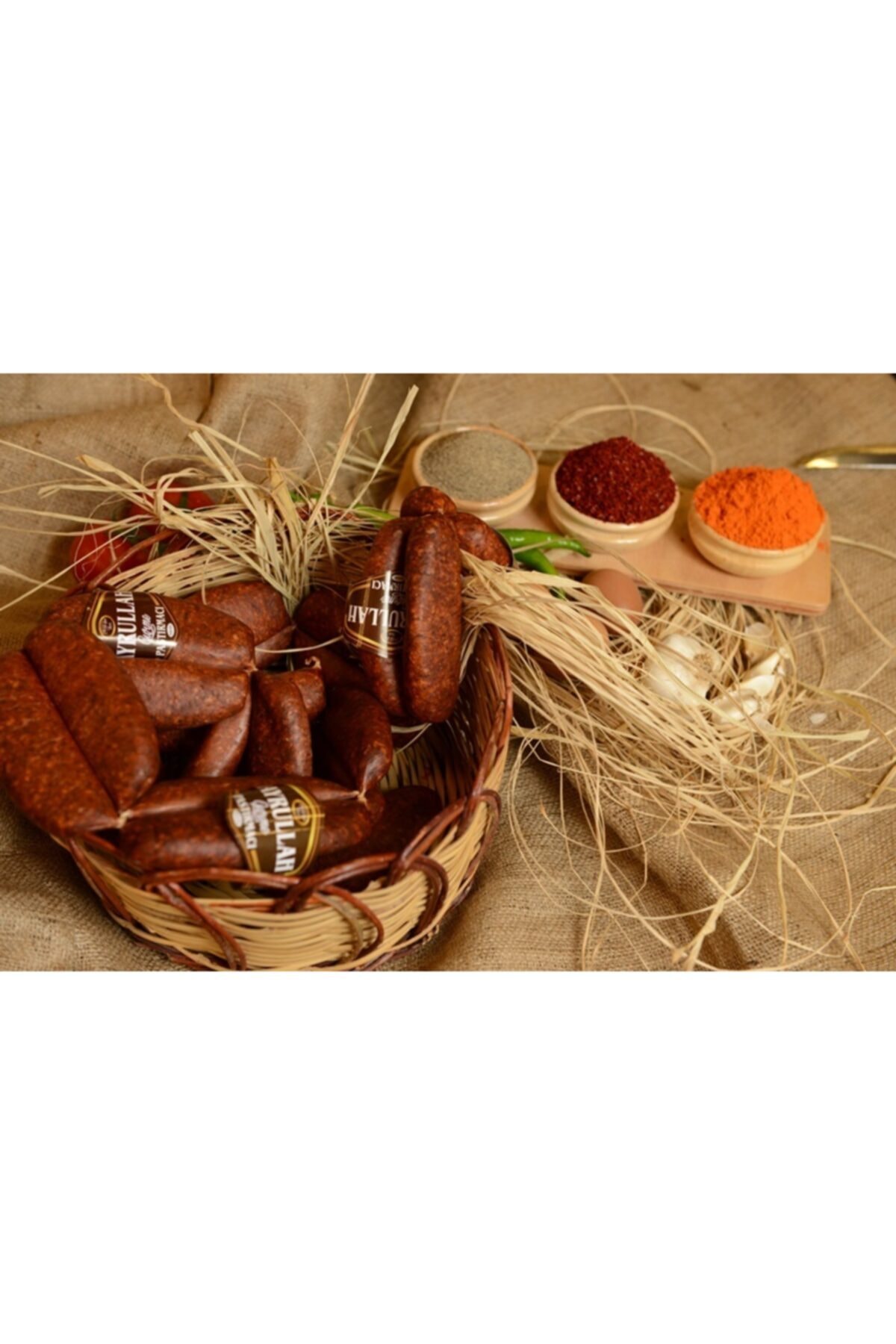 PASTIRMACIHAYRULLAHGURME Evlik Sucuk 500 Gr Pastırmacı Hayrullah Gurme Kayseri