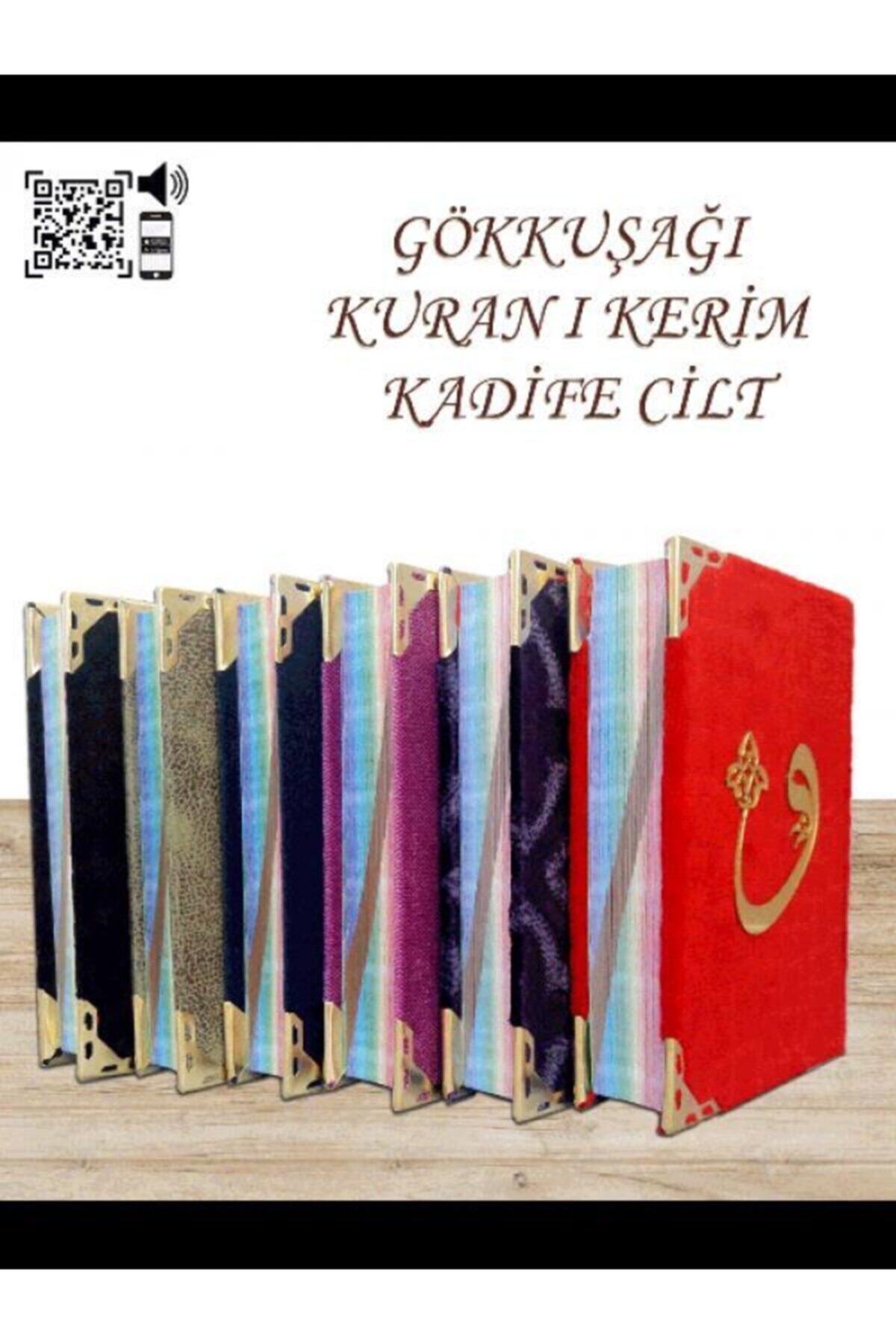 Ayfa Basın Yayın Gökkuşağı Kuranı Kerim Çanta Boy Kadife Kaplı