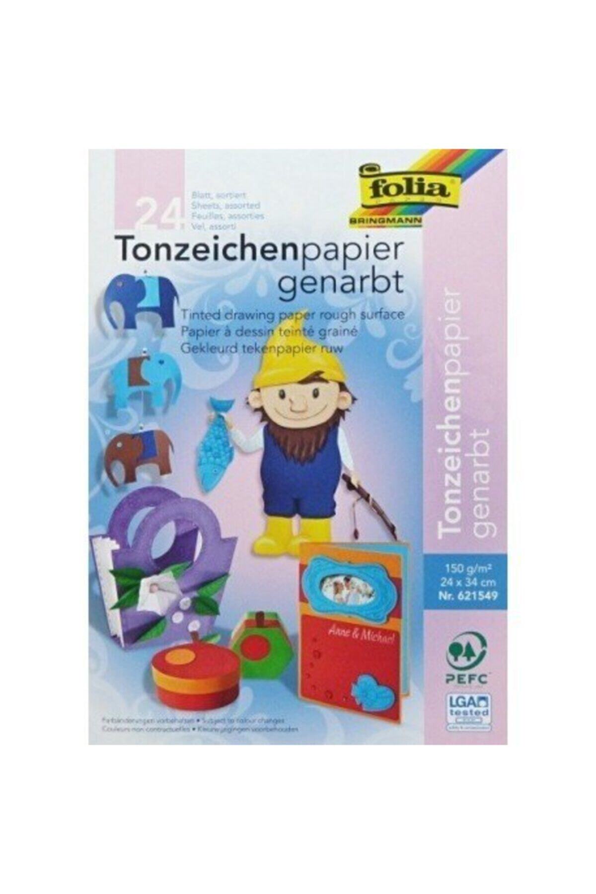Folia Tonziechen Papier 24lü 150g.
