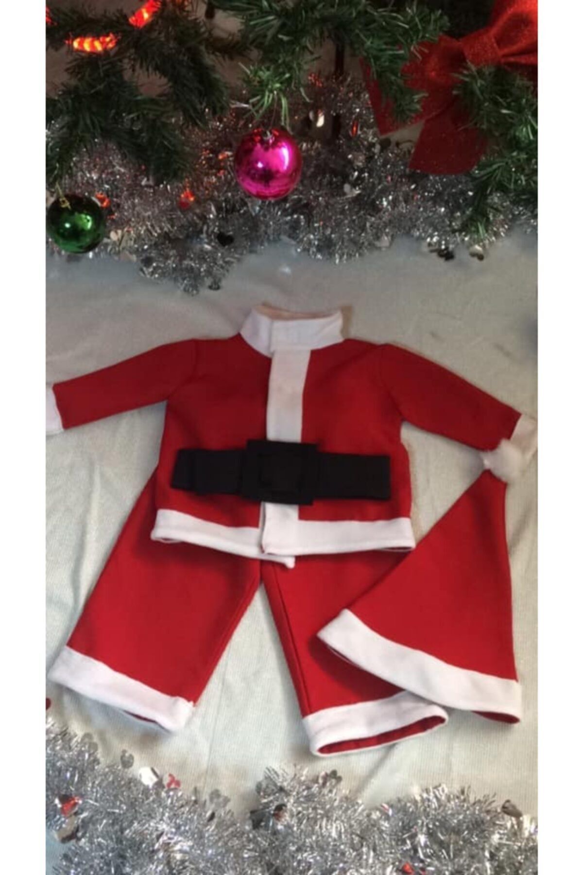Didem'in Masalı Kostüm Erkek Çocuk Kırmızı Noel Baba Kostümü