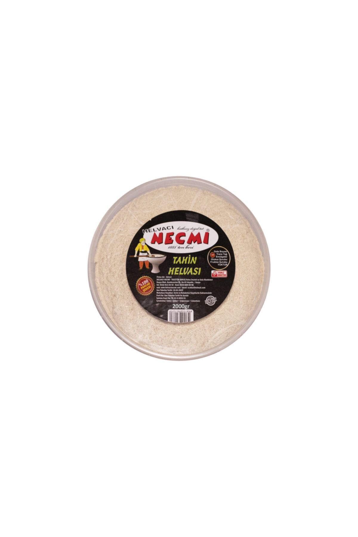 Helvacı Necmi %100 Doğal Ve Katkısız Sade Tahin Helvası - 2 Kg