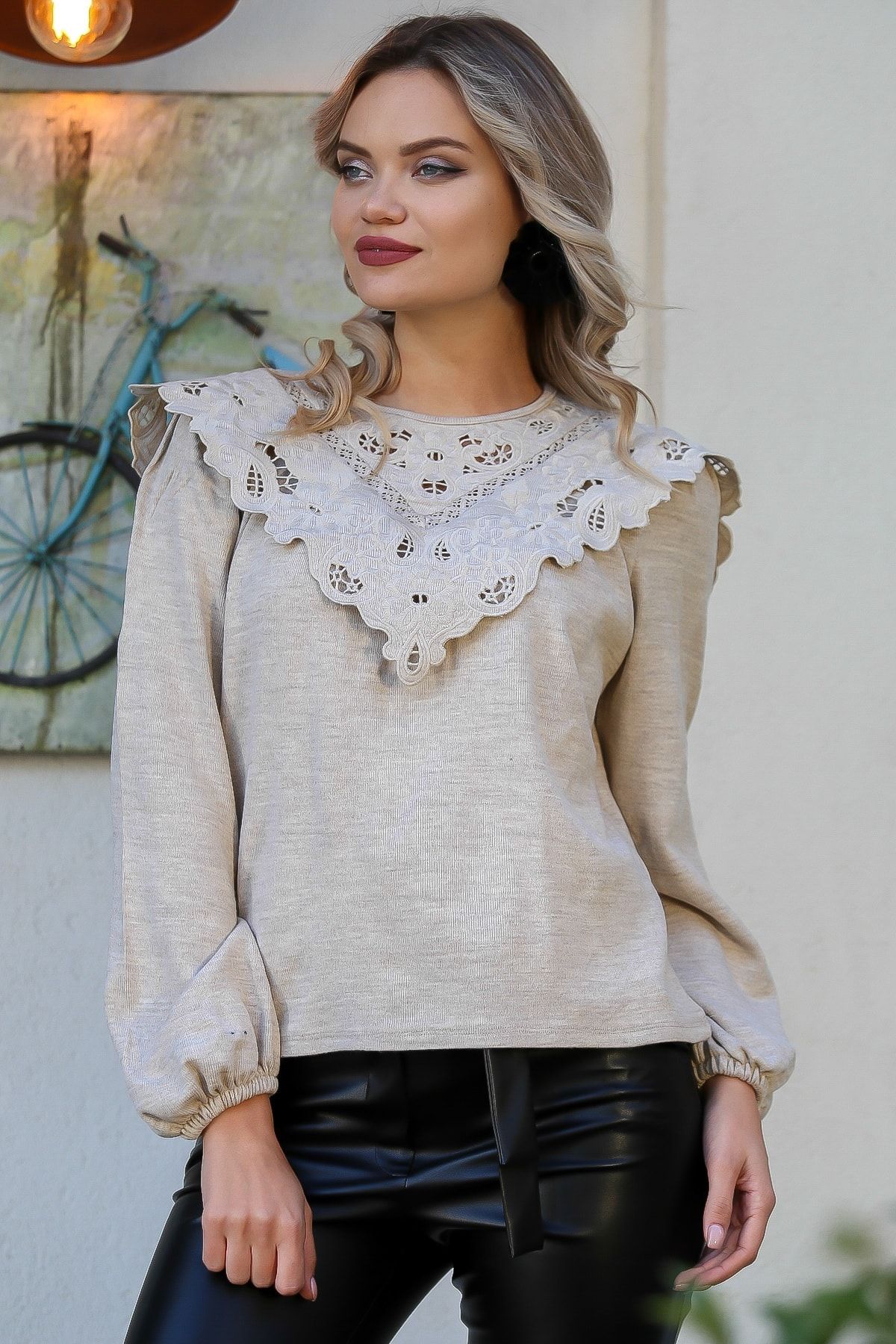 Gri Chiccy Kadin Bluz Tunik Bustiyer Modelleri Fiyatlari Trendyol
