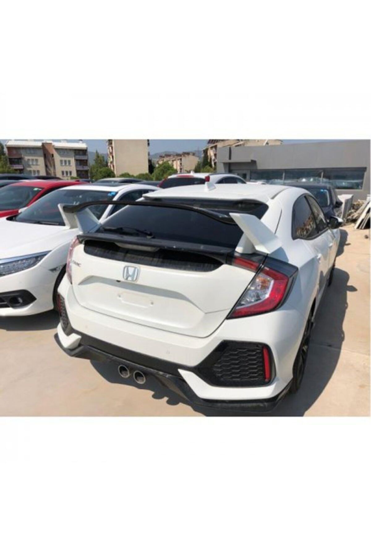 universal honda civic fk7 hb spoiler yuksek typer modeli 2016 sonrasi fiyati yorumlari trendyol