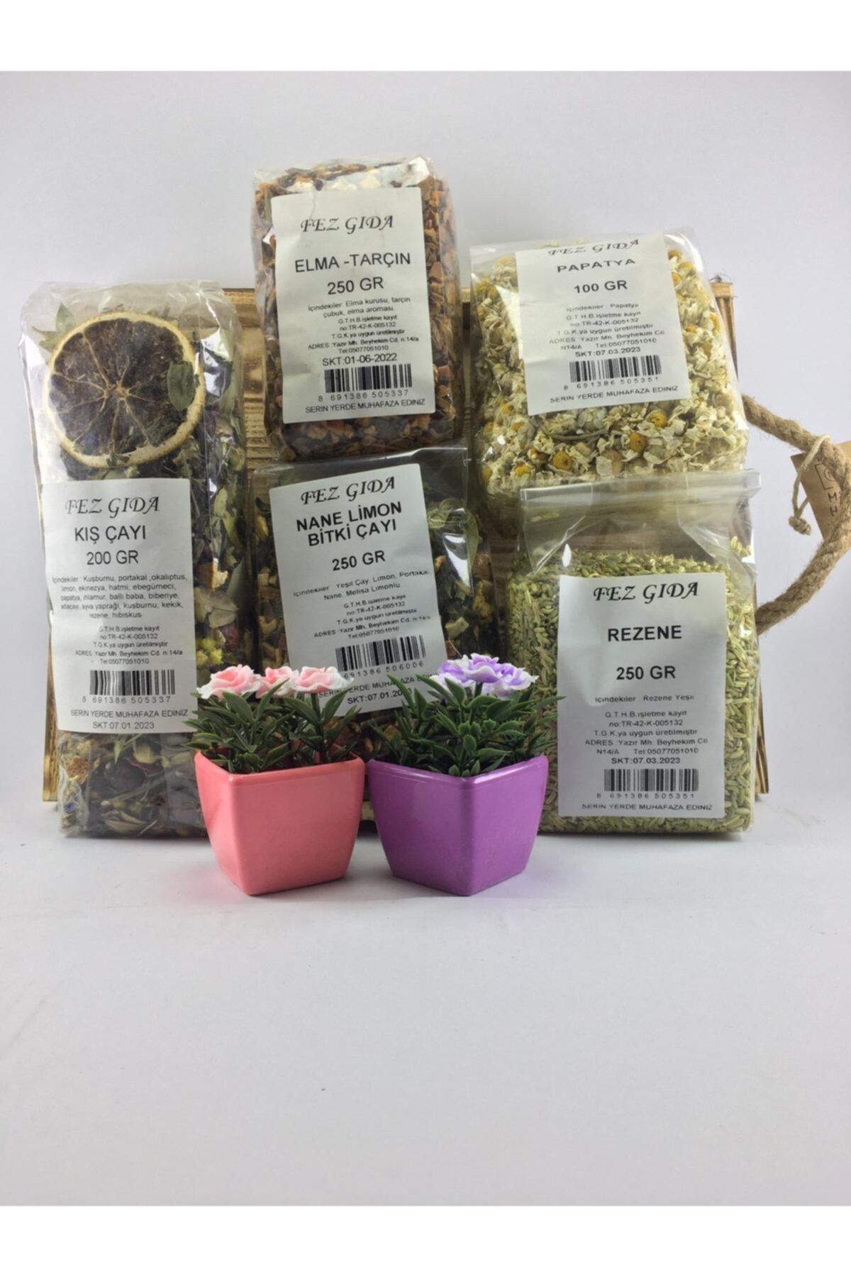 FEZ GIDA Bitki Çayı Kış Kolisi 5li Paket(demleme)