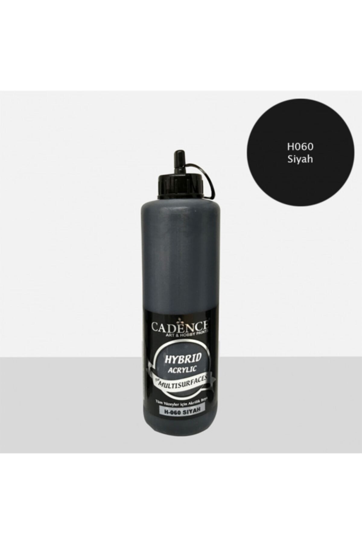 cadence boya hybrid multisurface akrilik boya 500 ml h 060 siyah fiyati yorumlari trendyol